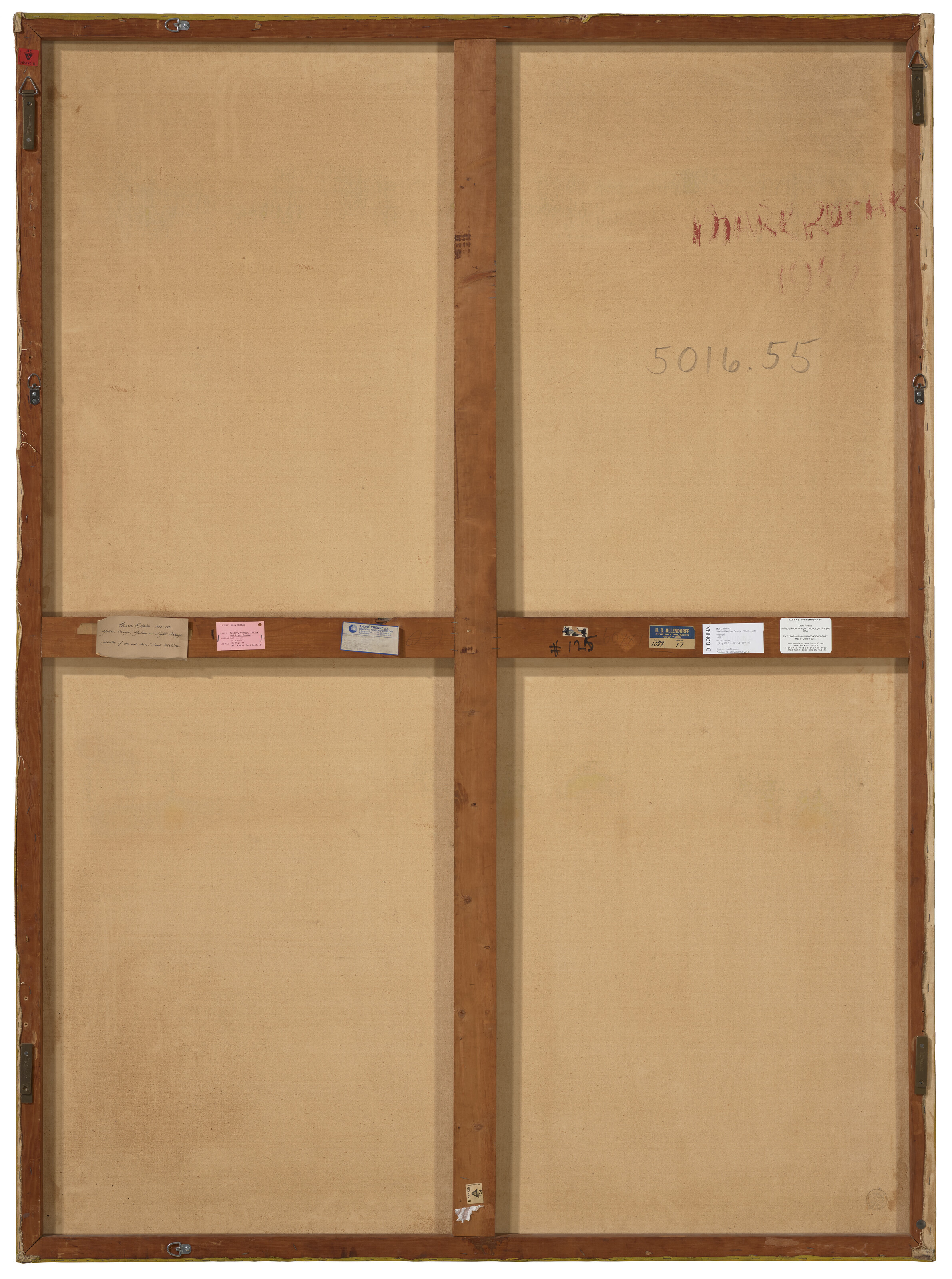 Mark Rothko — Без названия (Желтый, Оранжевый, Желтоватый, Светло-оранжевый), изображение 2