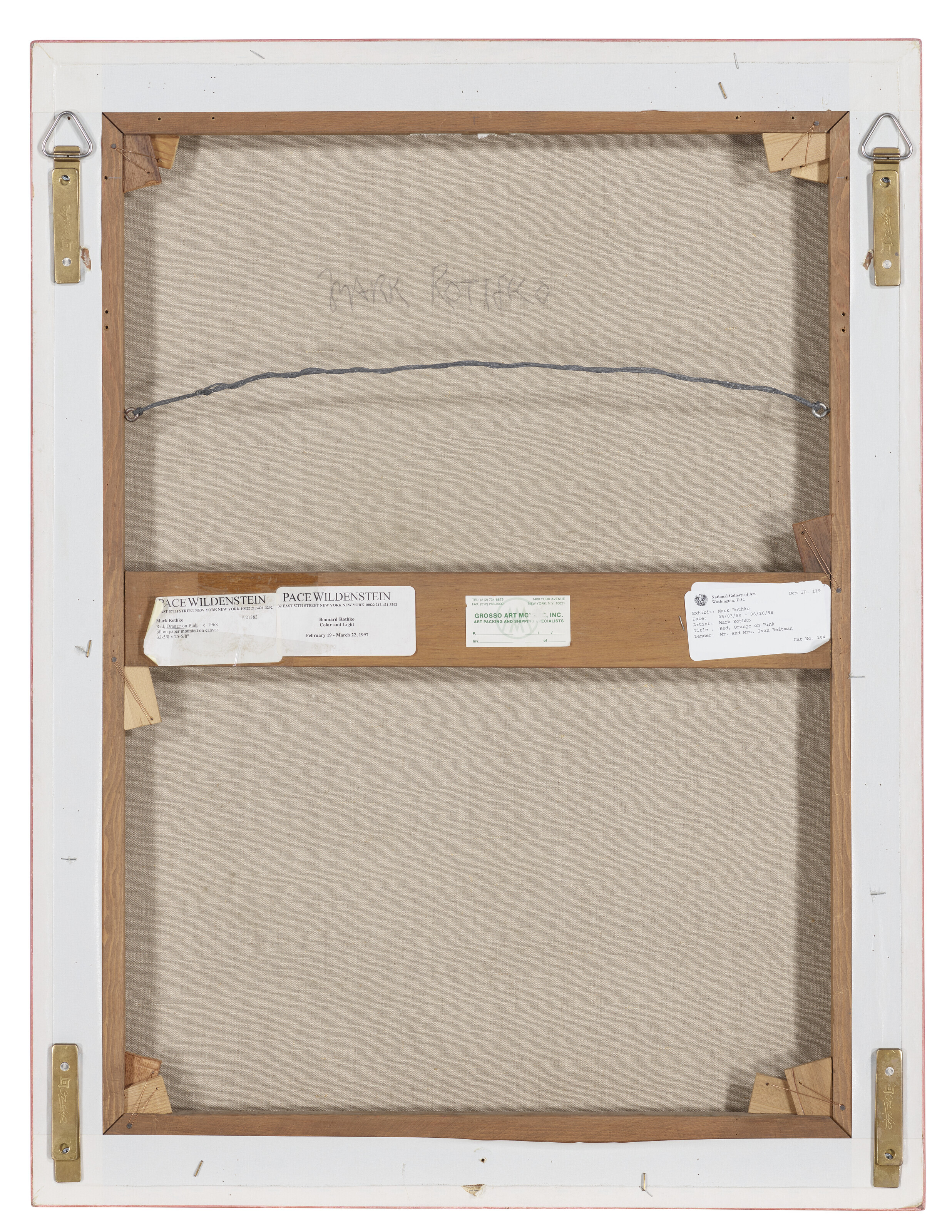 Mark Rothko — Без названия (красный, оранжевый на розовом), изображение 2