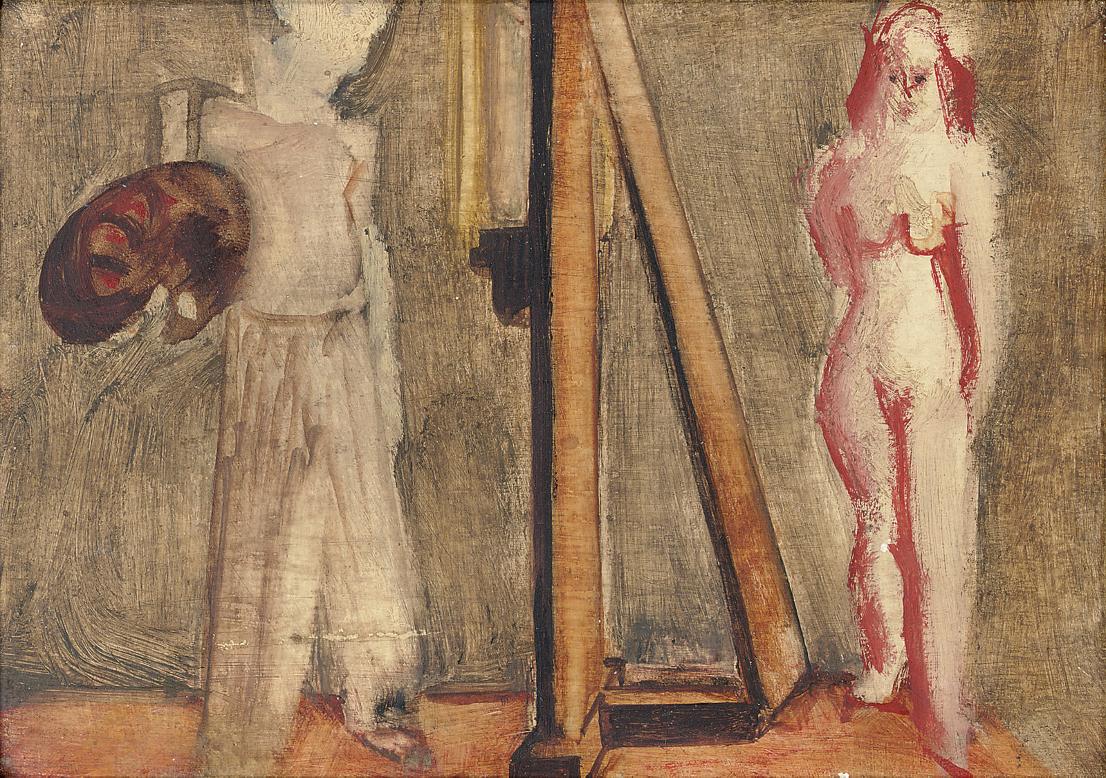 Mark Rothko — Без названия (Художник и модель)