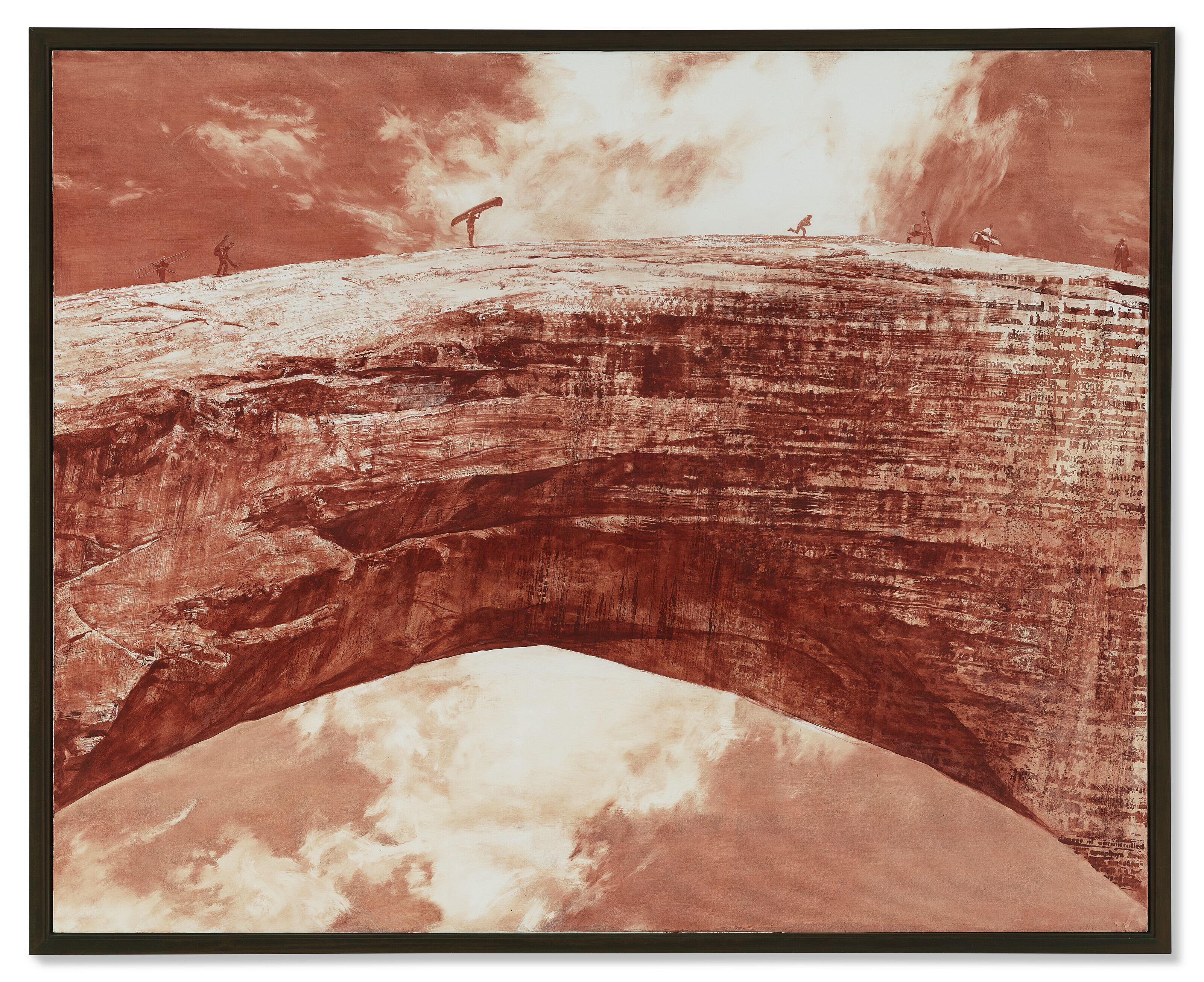 Mark Tansey — Мост через декартову пропасть, изображение 2