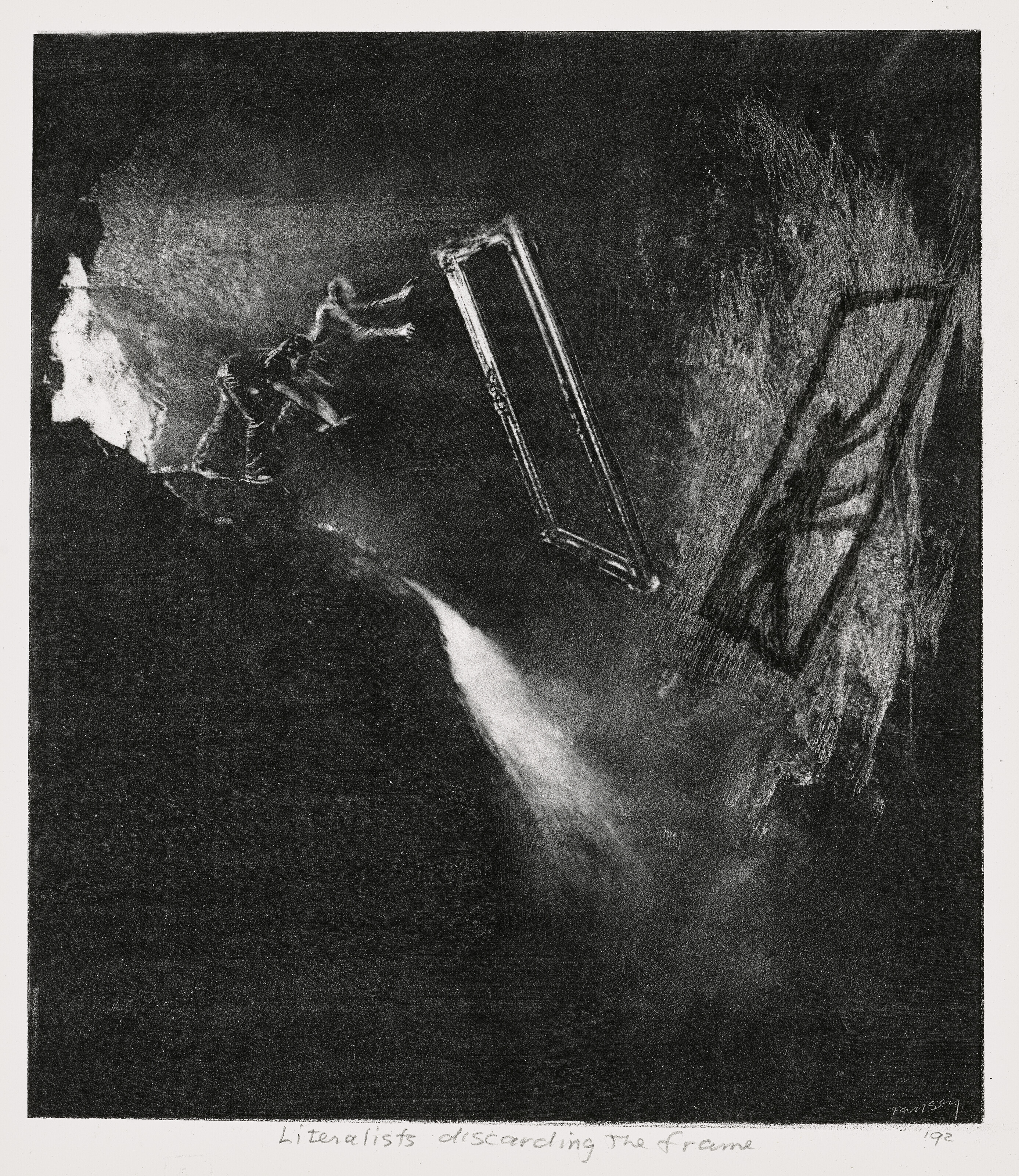 Mark Tansey — Буквалисты, отбрасывающие рамки