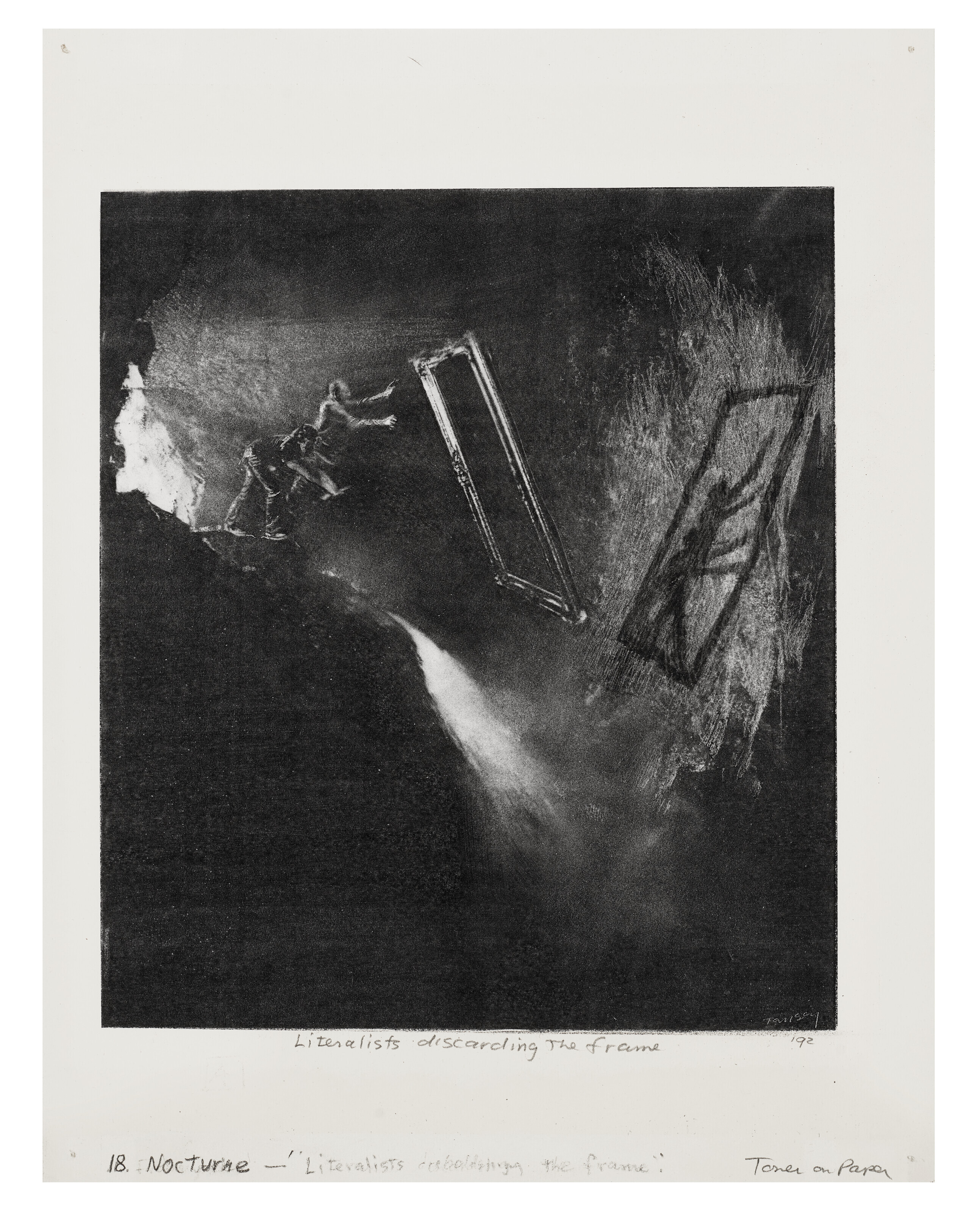 Mark Tansey — Буквалисты, отбрасывающие рамки, изображение 3