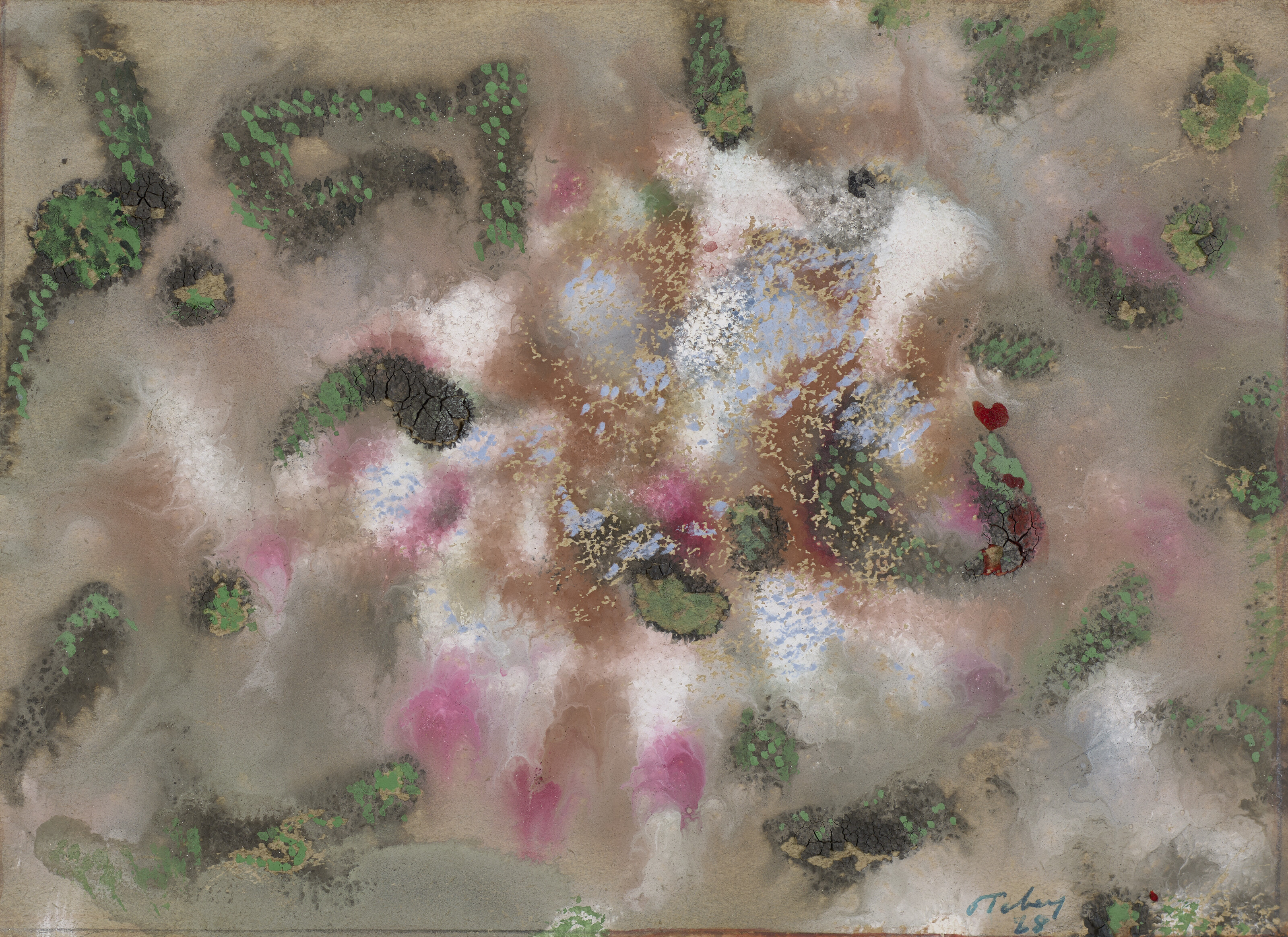 Mark Tobey — Абстрактная композиция
