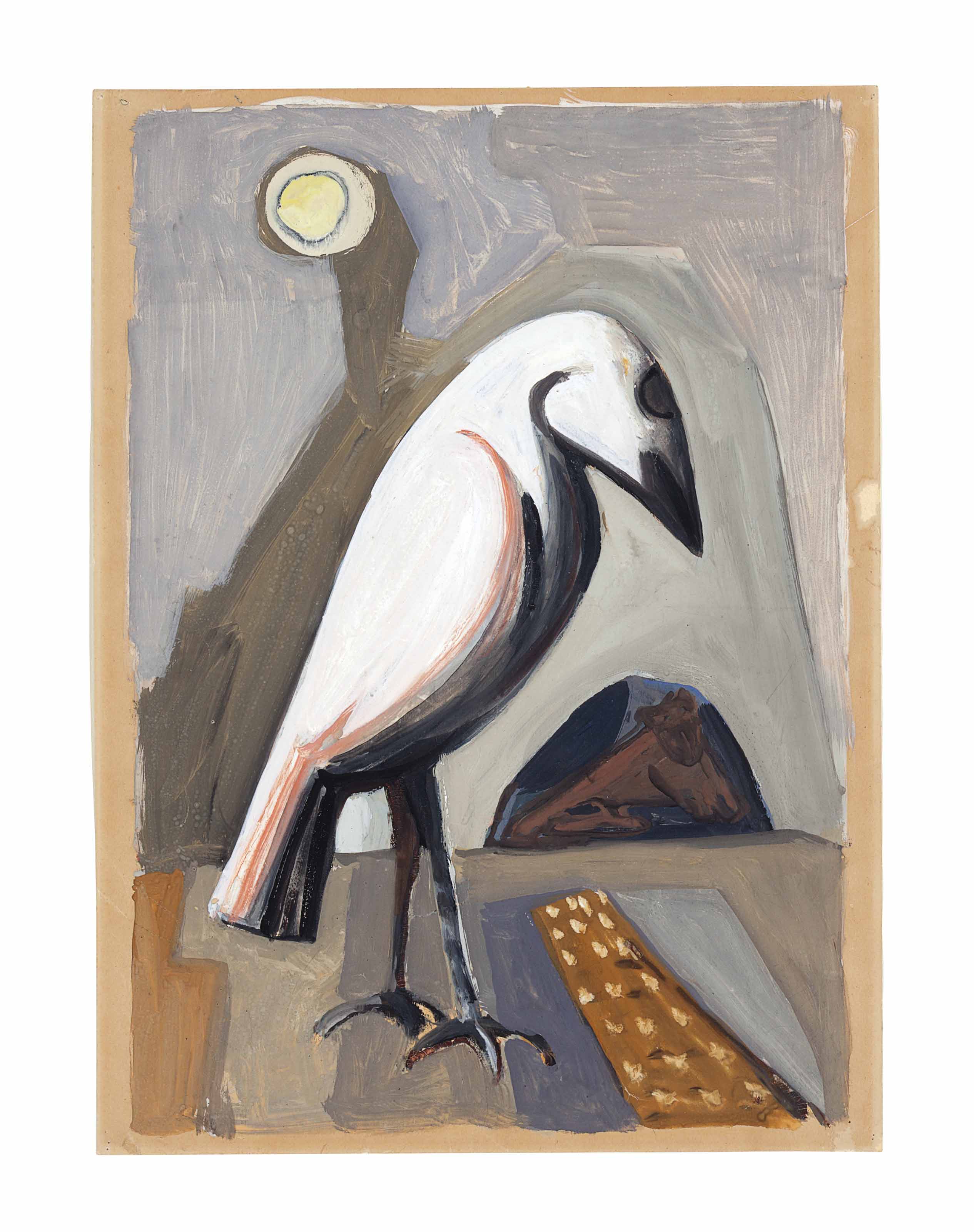 Mark Tobey — Птица на кукурузном поле