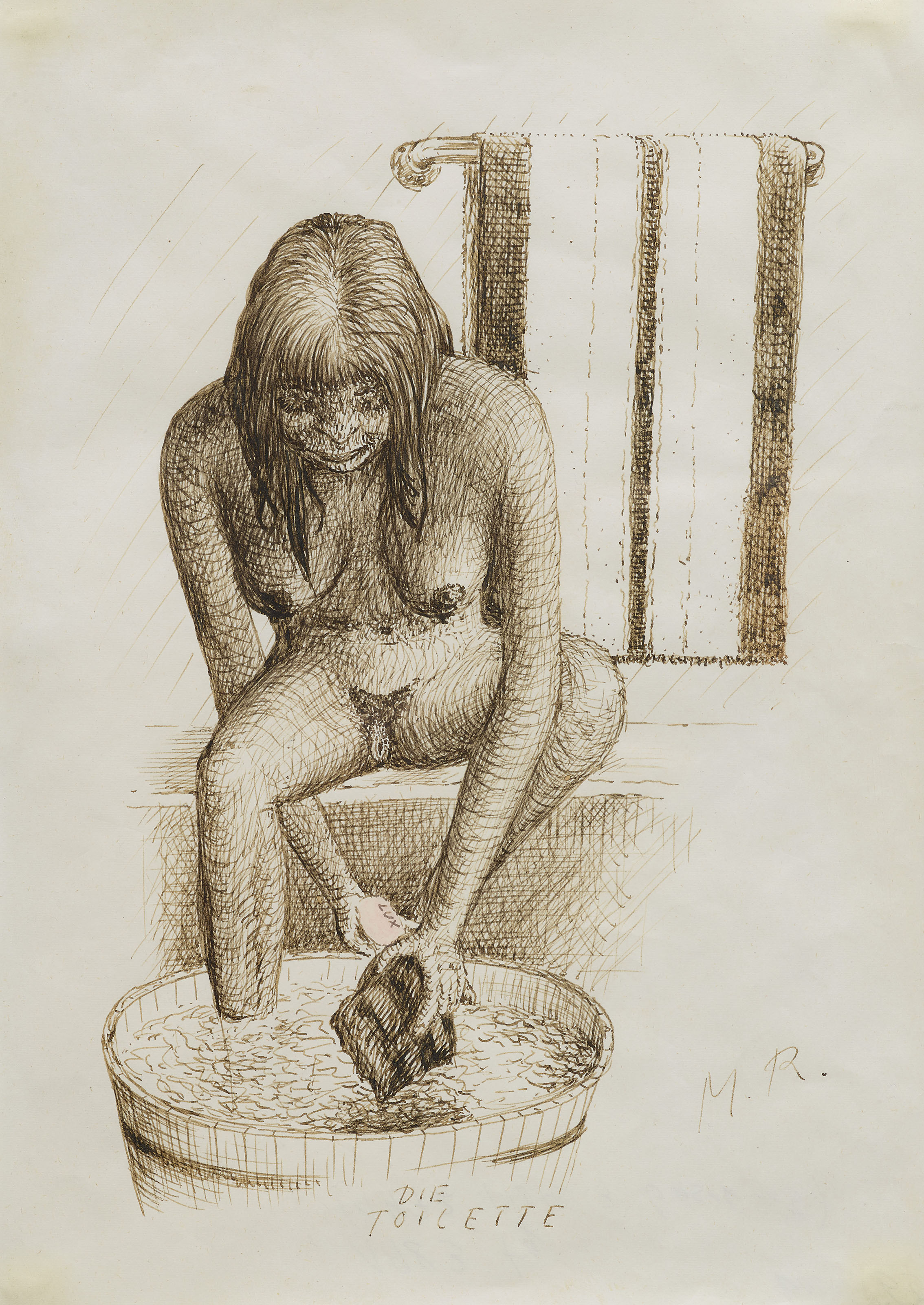 Markus Raetz — ТУАЛЕТНАЯ БУМАГА, 1970