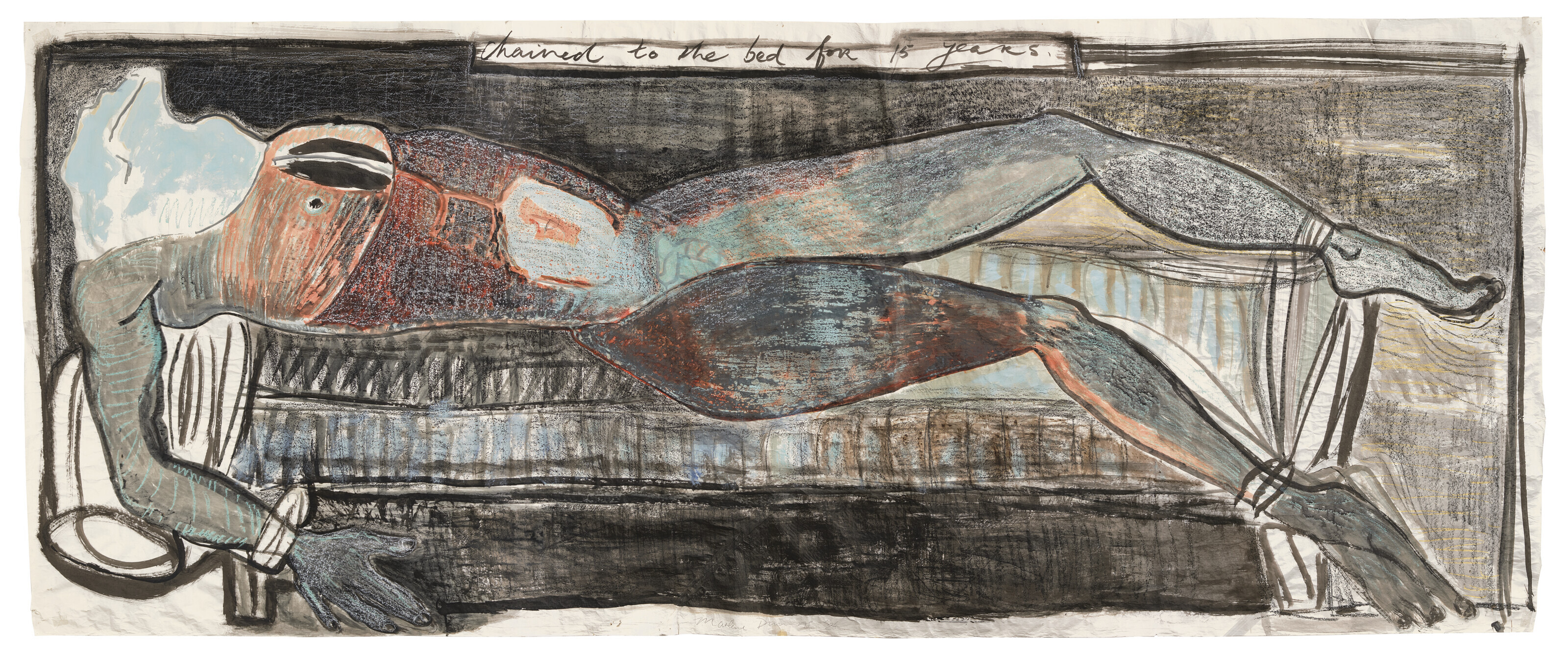 Marlene Dumas — Прикованный к кровати на 15 лет, изображение 2