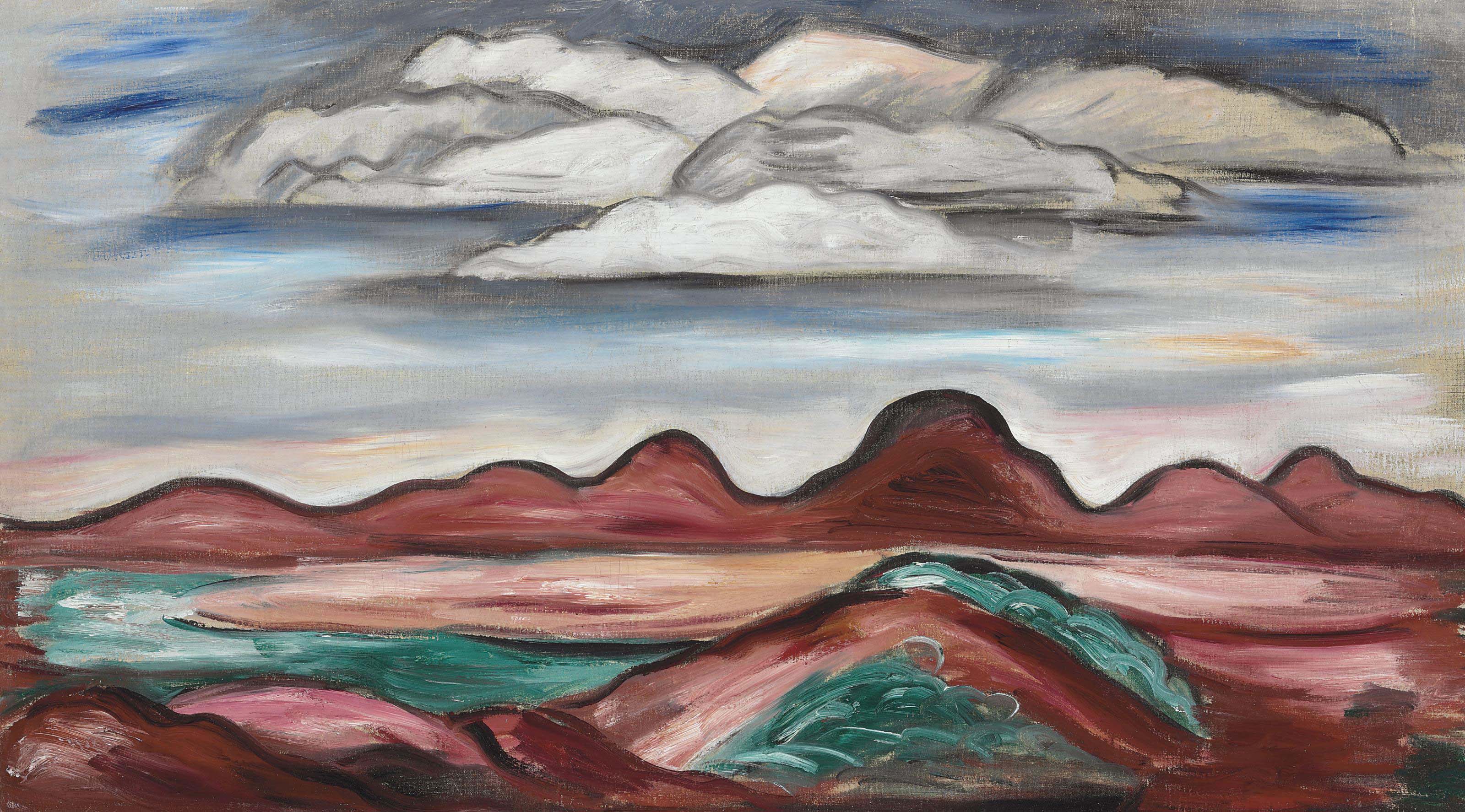 Marsden Hartley — Пейзаж Нью-Мексико