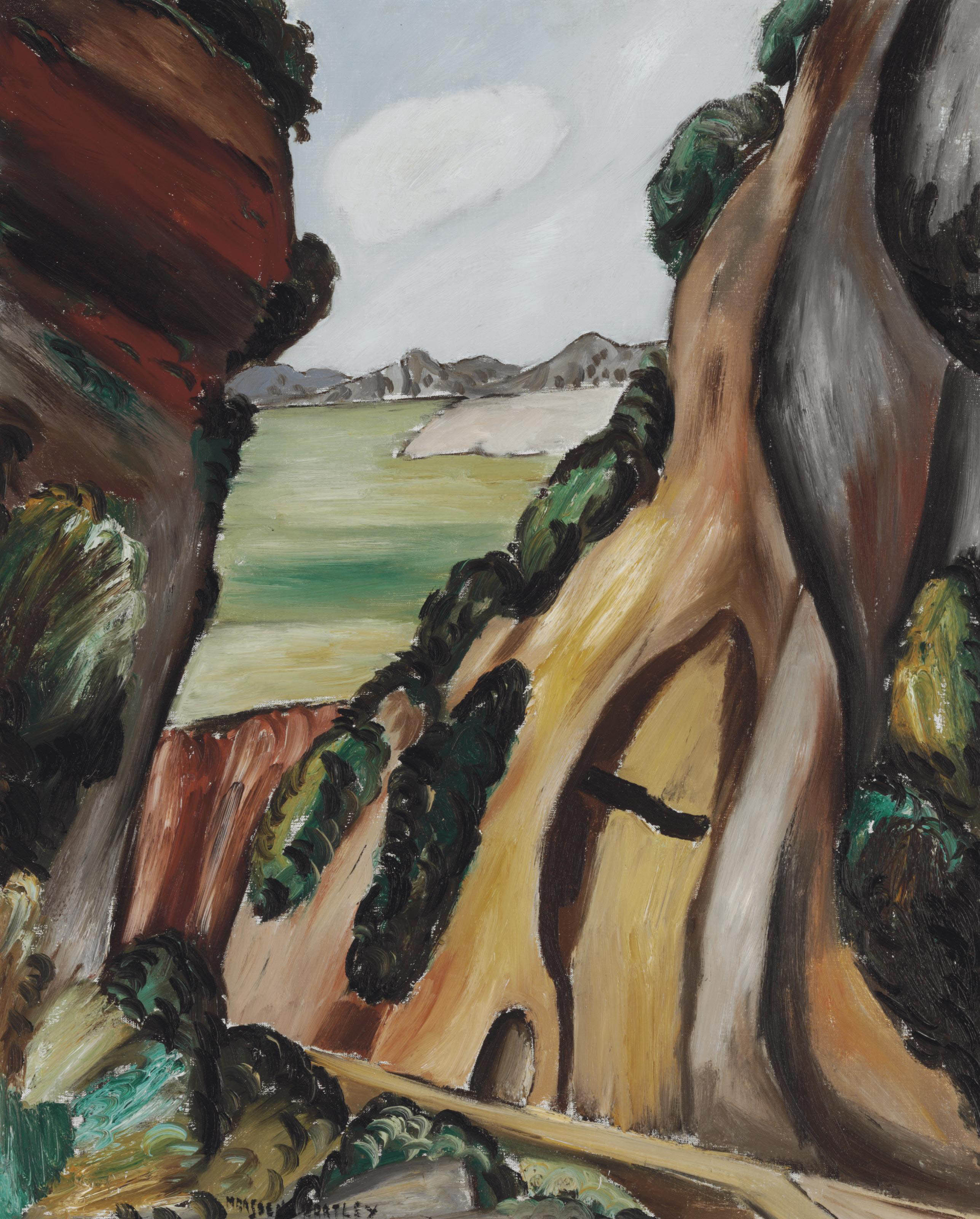Marsden Hartley — Ущелье дю Лу, Прованс