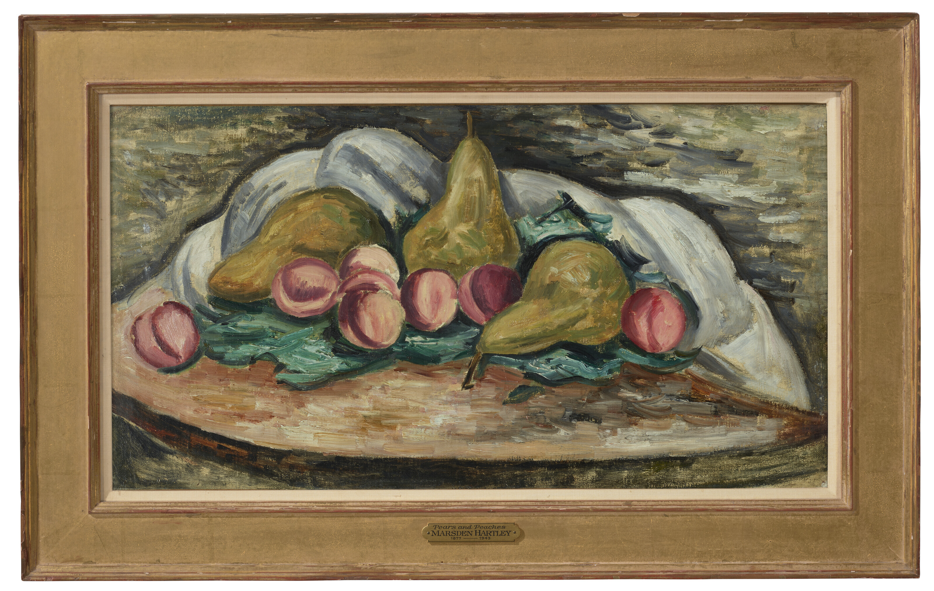 Marsden Hartley — Натюрморт - Персики и груши, изображение 2
