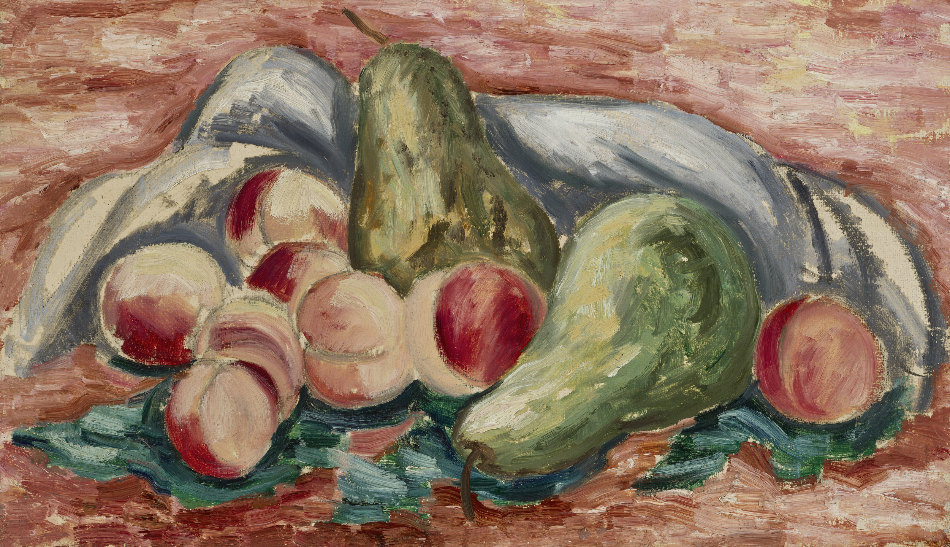 Marsden Hartley — Натюрморт с персиками и грушами