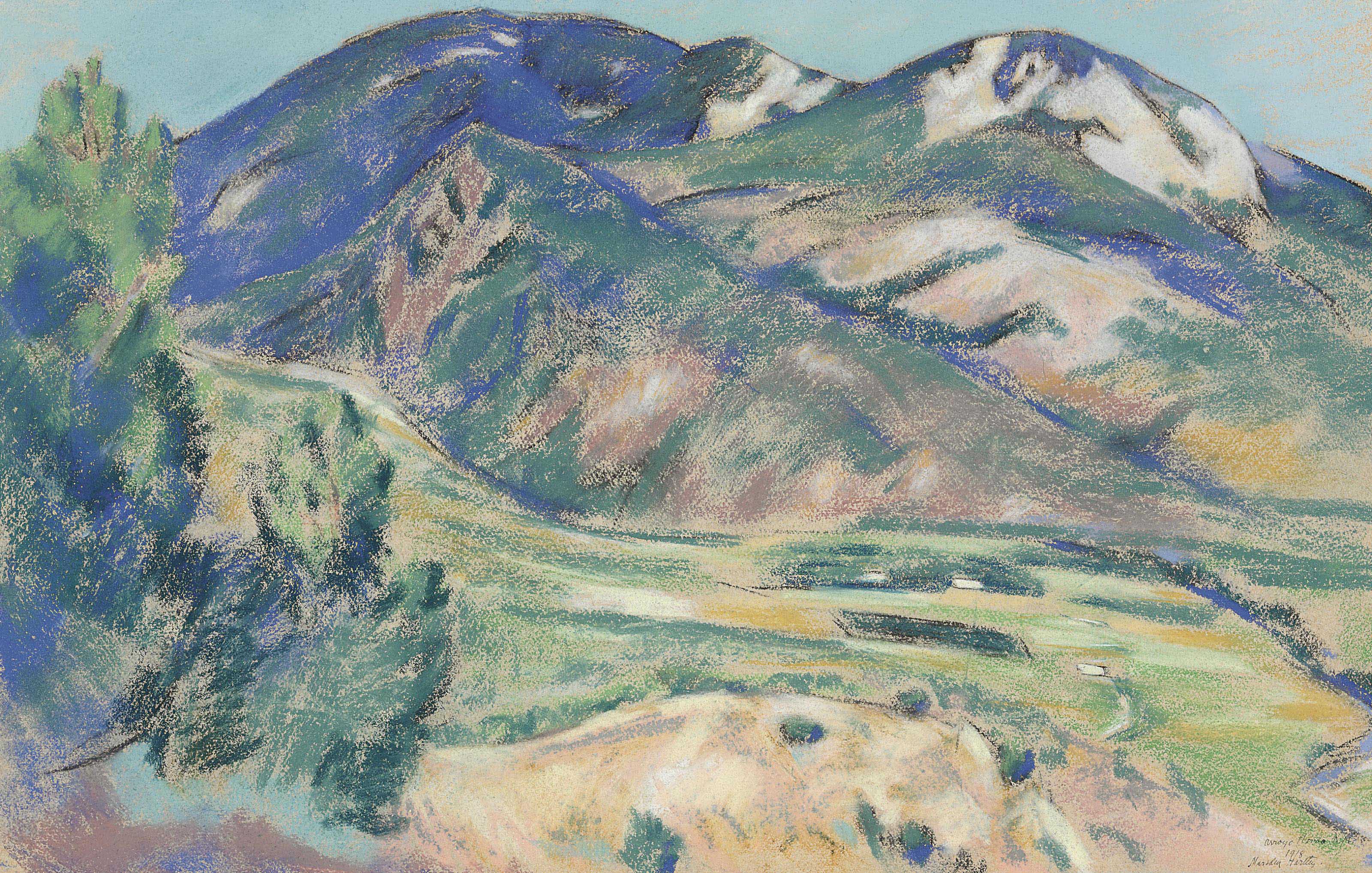 Marsden Hartley — Арройо Хондо, Нью-Мексико