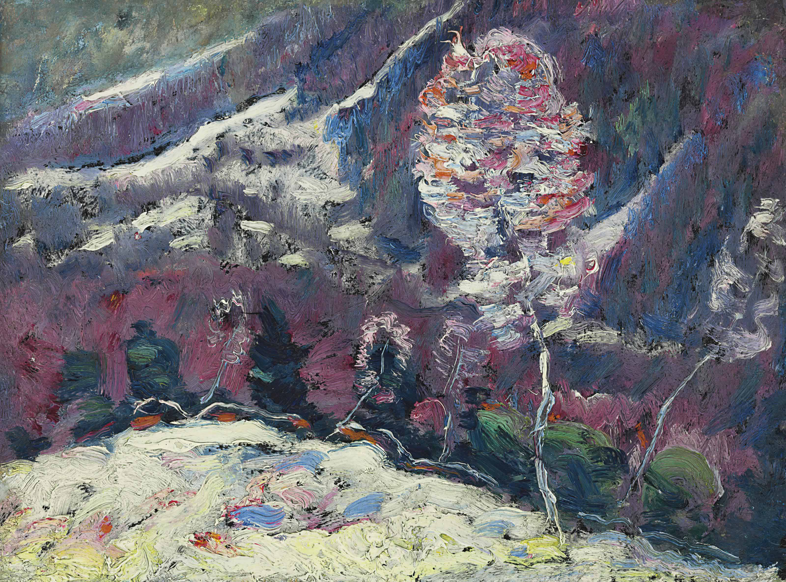 Marsden Hartley — Без названия (Пейзаж)