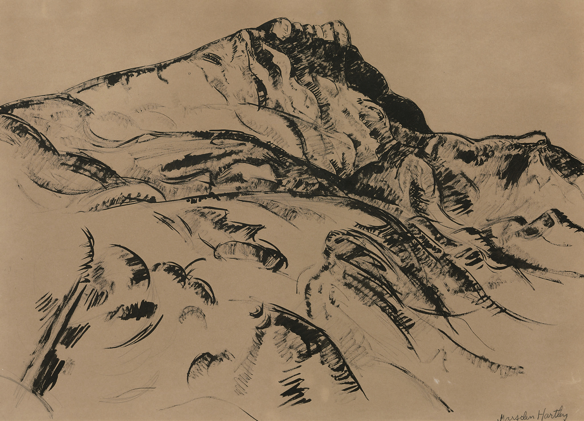 Marsden Hartley — Мон-Сент-Виктуар, Полдень