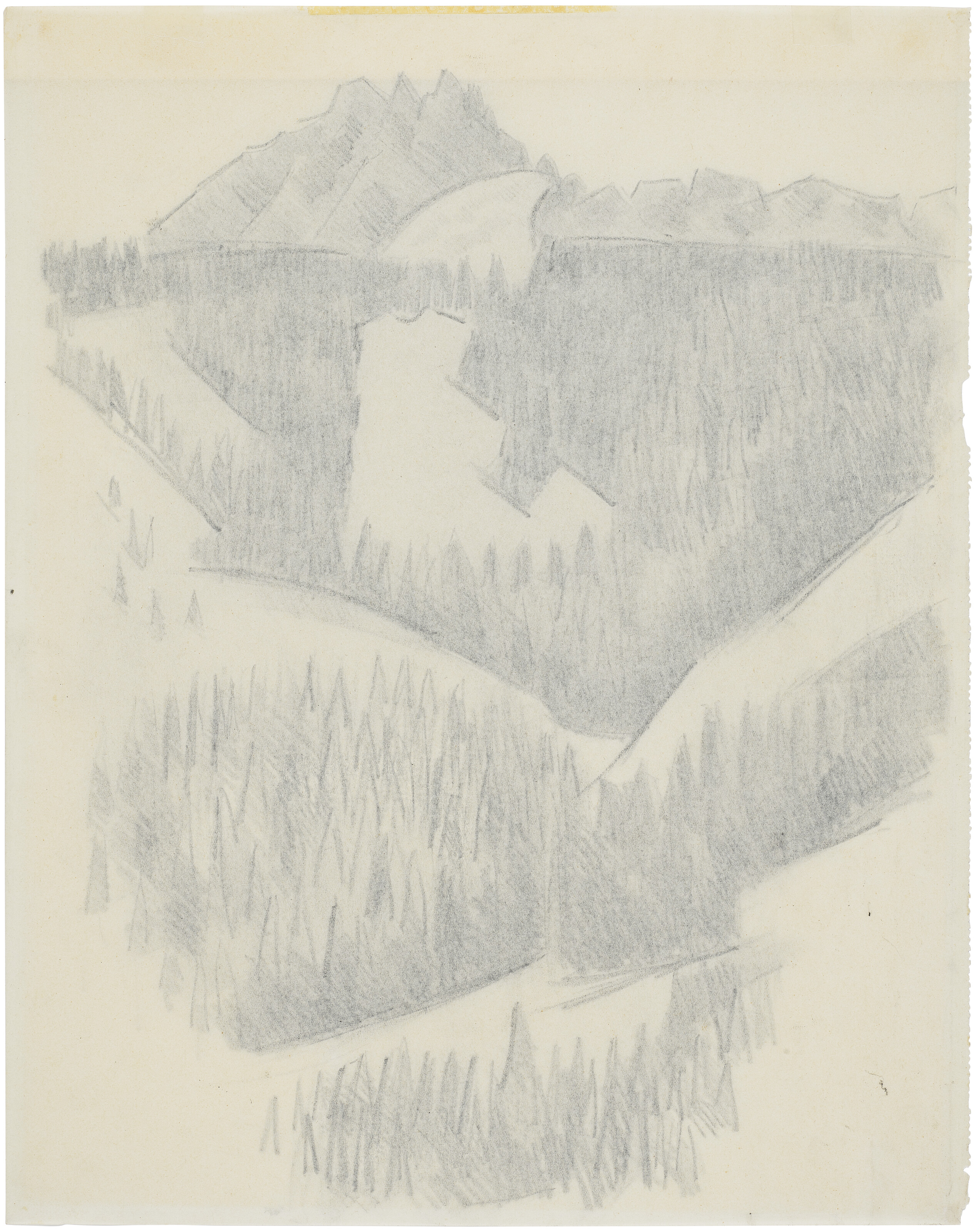Marsden Hartley — Без названия (Горный пейзаж в Баварии), изображение 4