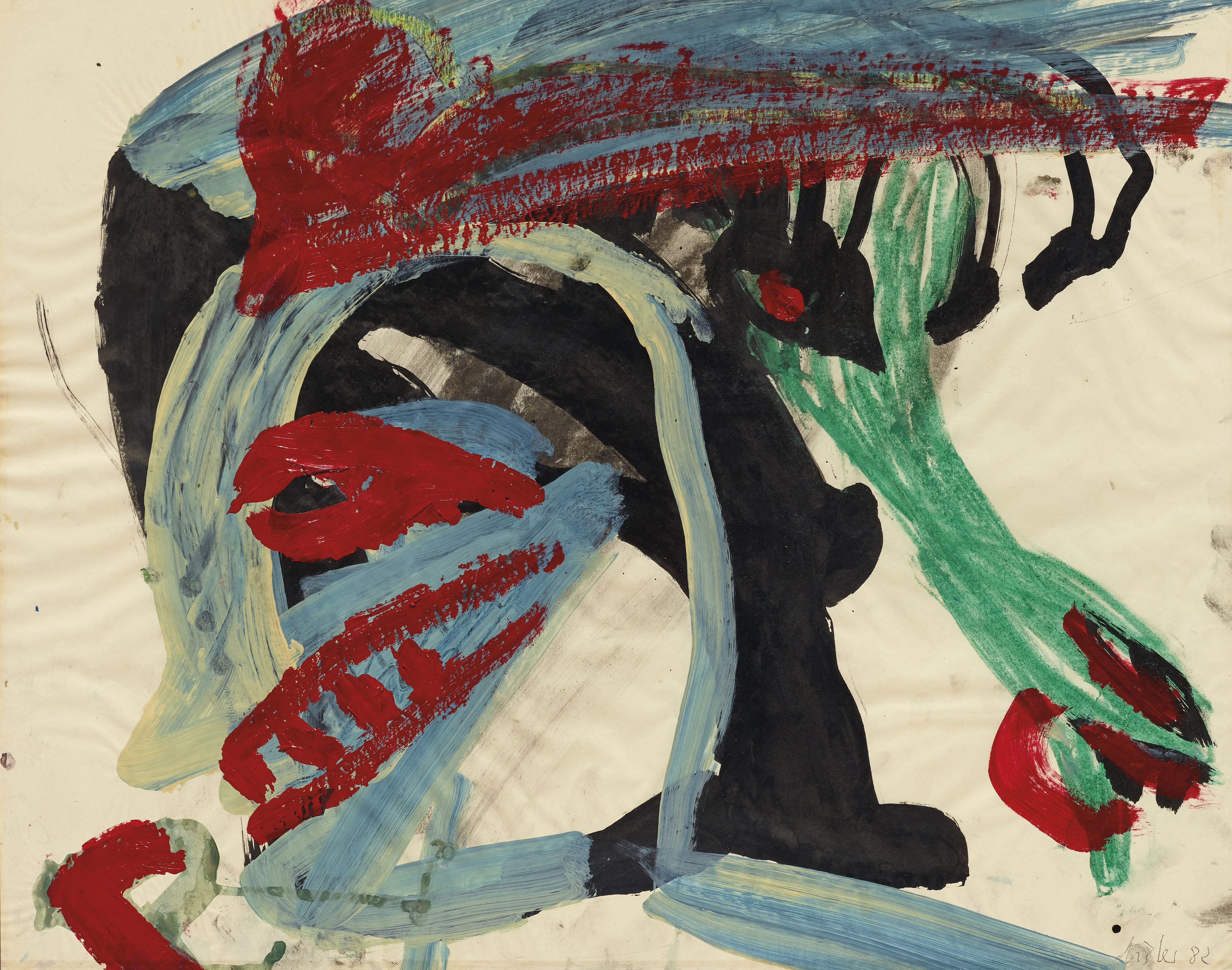 Martin Disler — Он Титель, 1982