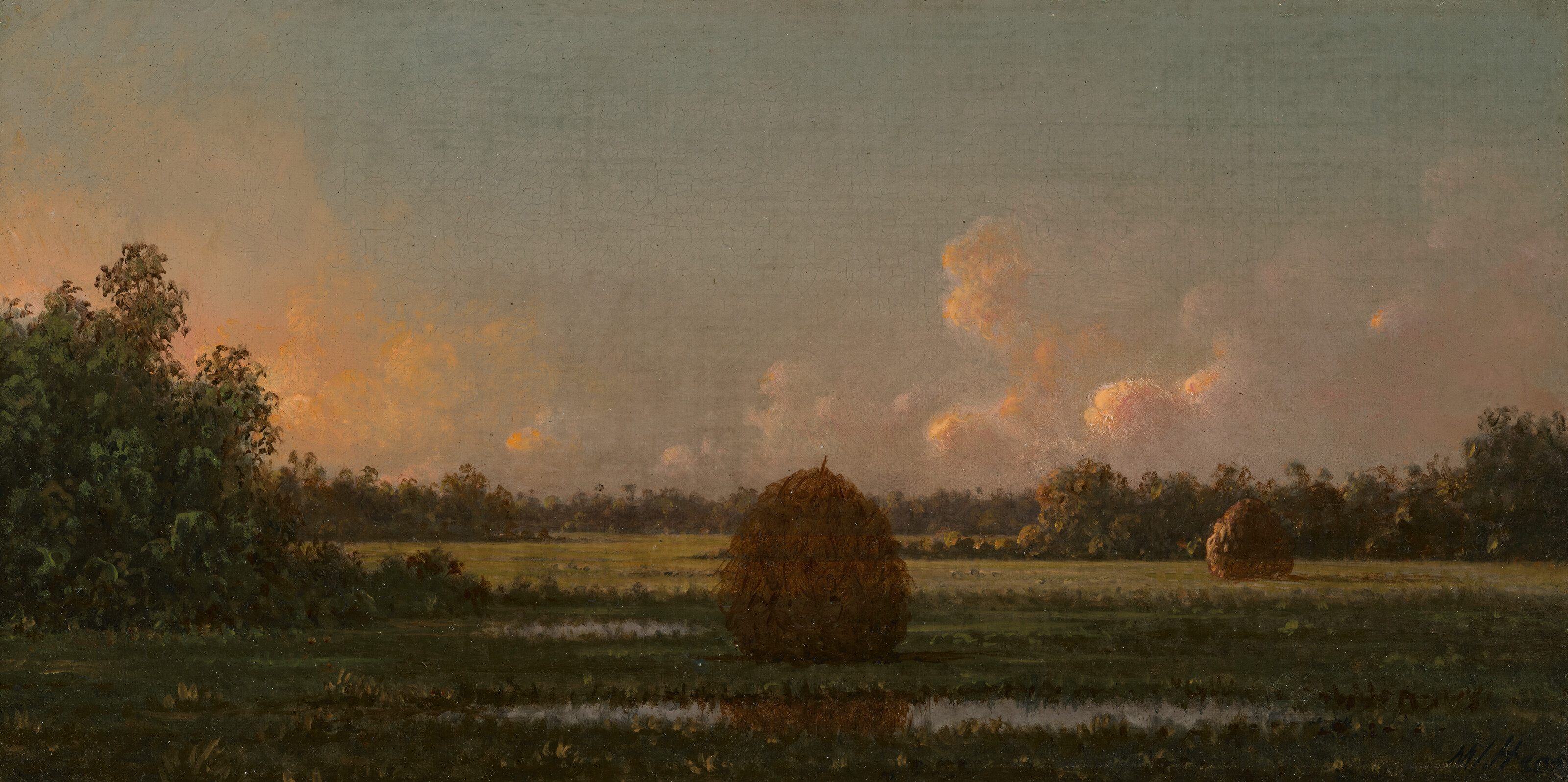 Martin Johnson Heade — Стога сена