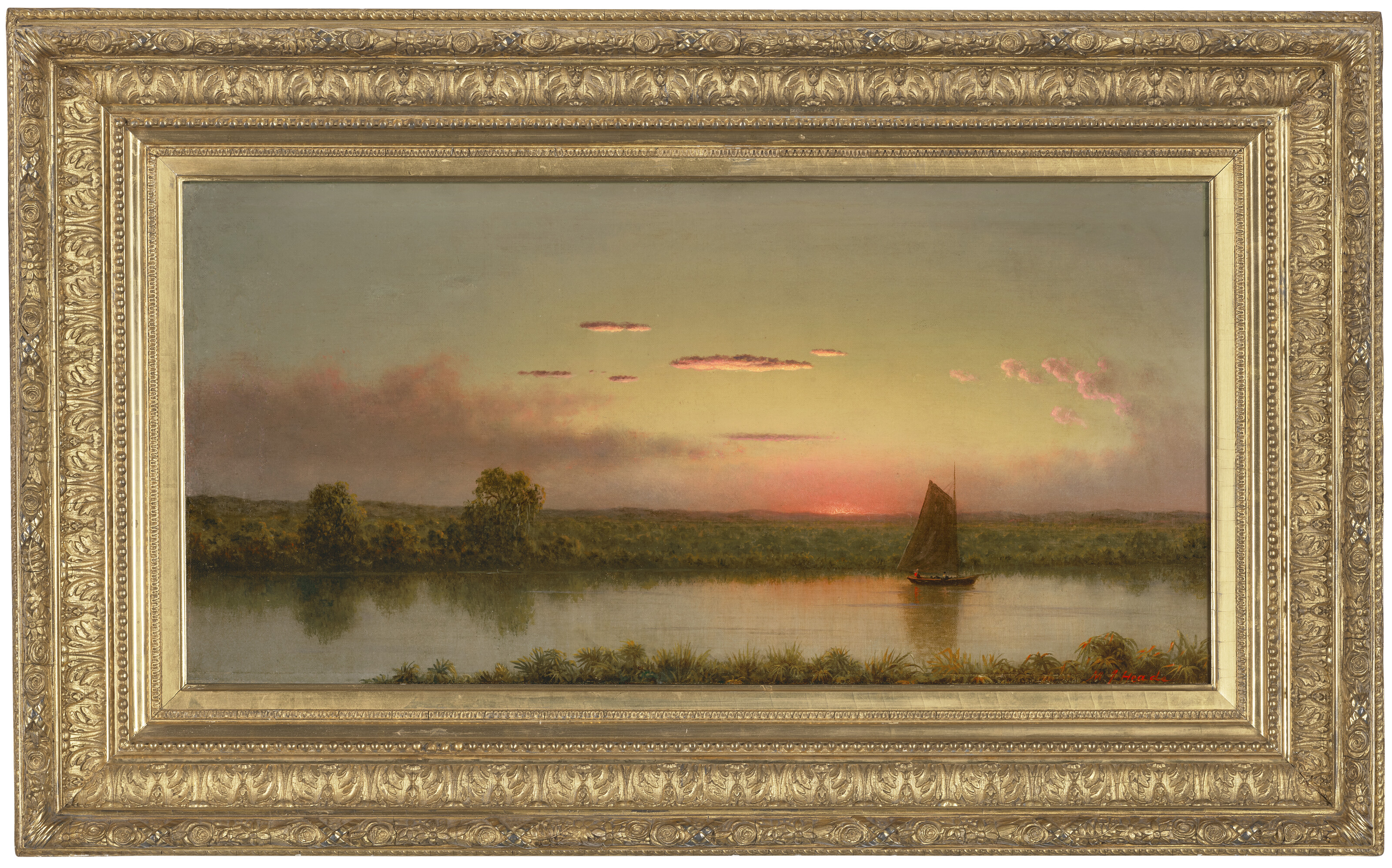 Martin Johnson Heade — Река в сумерках, изображение 2