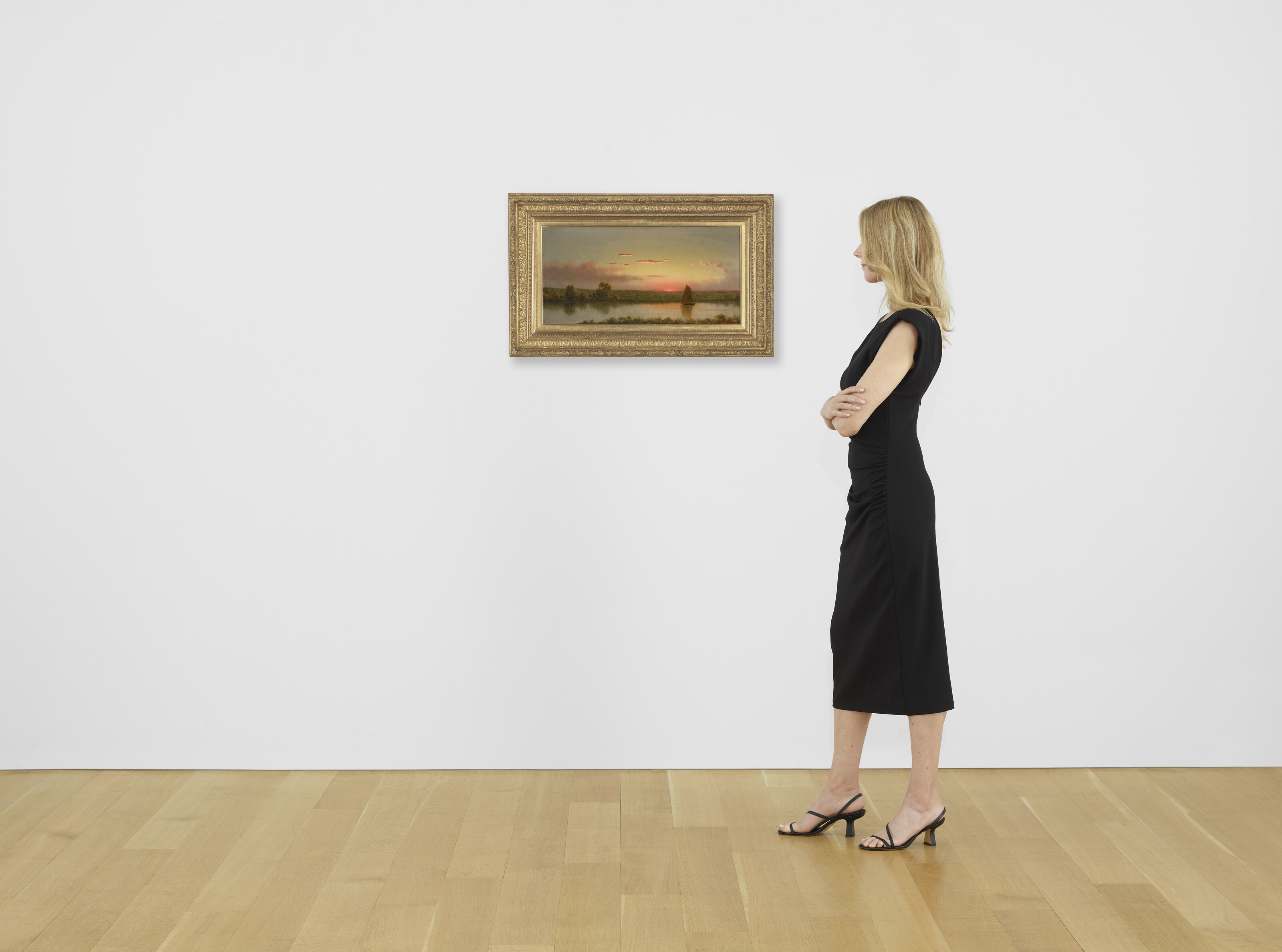 Martin Johnson Heade — Река в сумерках, изображение 5