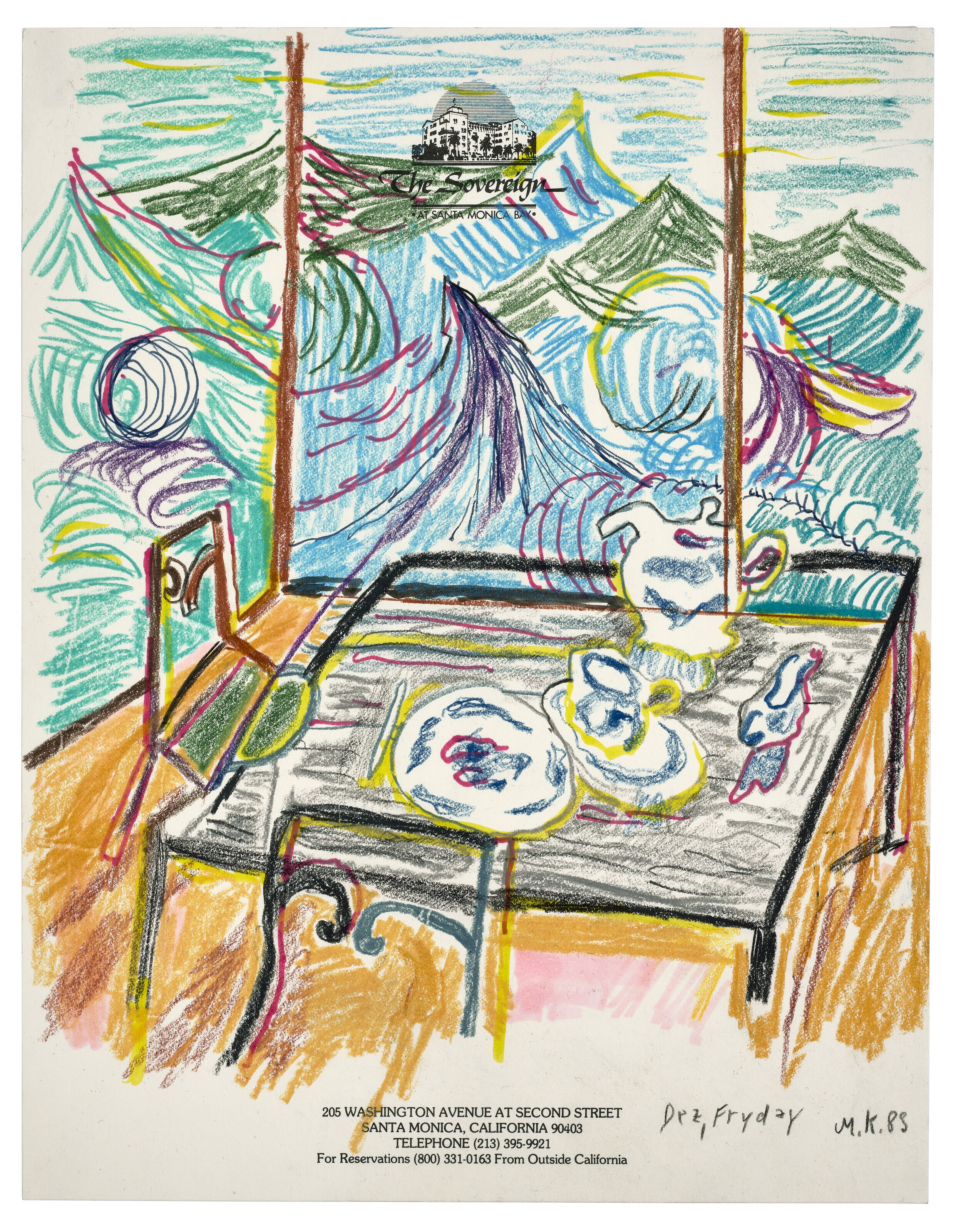 Martin Kippenberger — Без названия (The Sovereign); Без названия (The Sovereign); Без названия (Отель "Менси"); Без названия (The Sovereign); Без названия (The Sovereign); Без названия (Отель "Менси"); Без названия (Отель "Челси"); Без названия (Отель "Челси") [Восемь работ], изображение 4