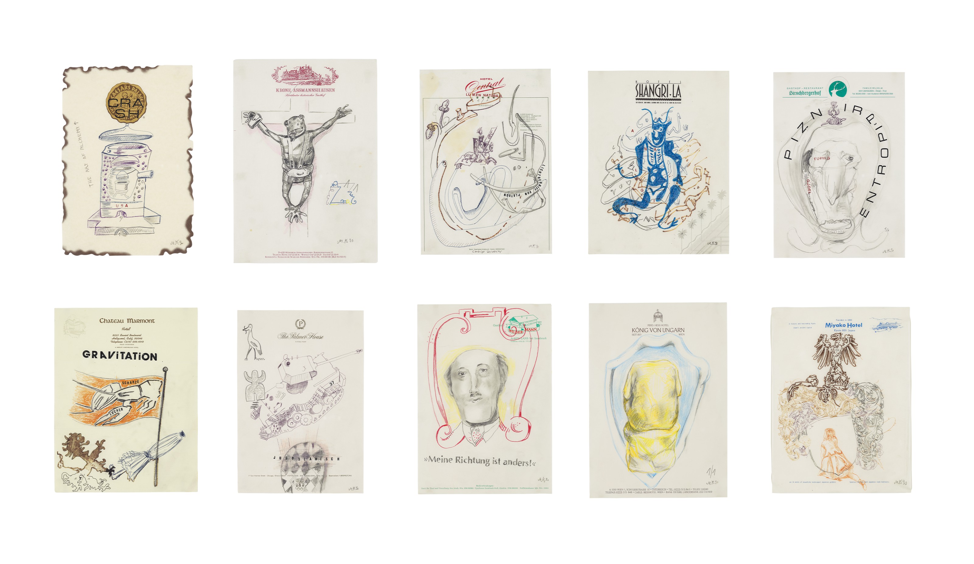 Martin Kippenberger — Без названия [Десять работ], изображение 12