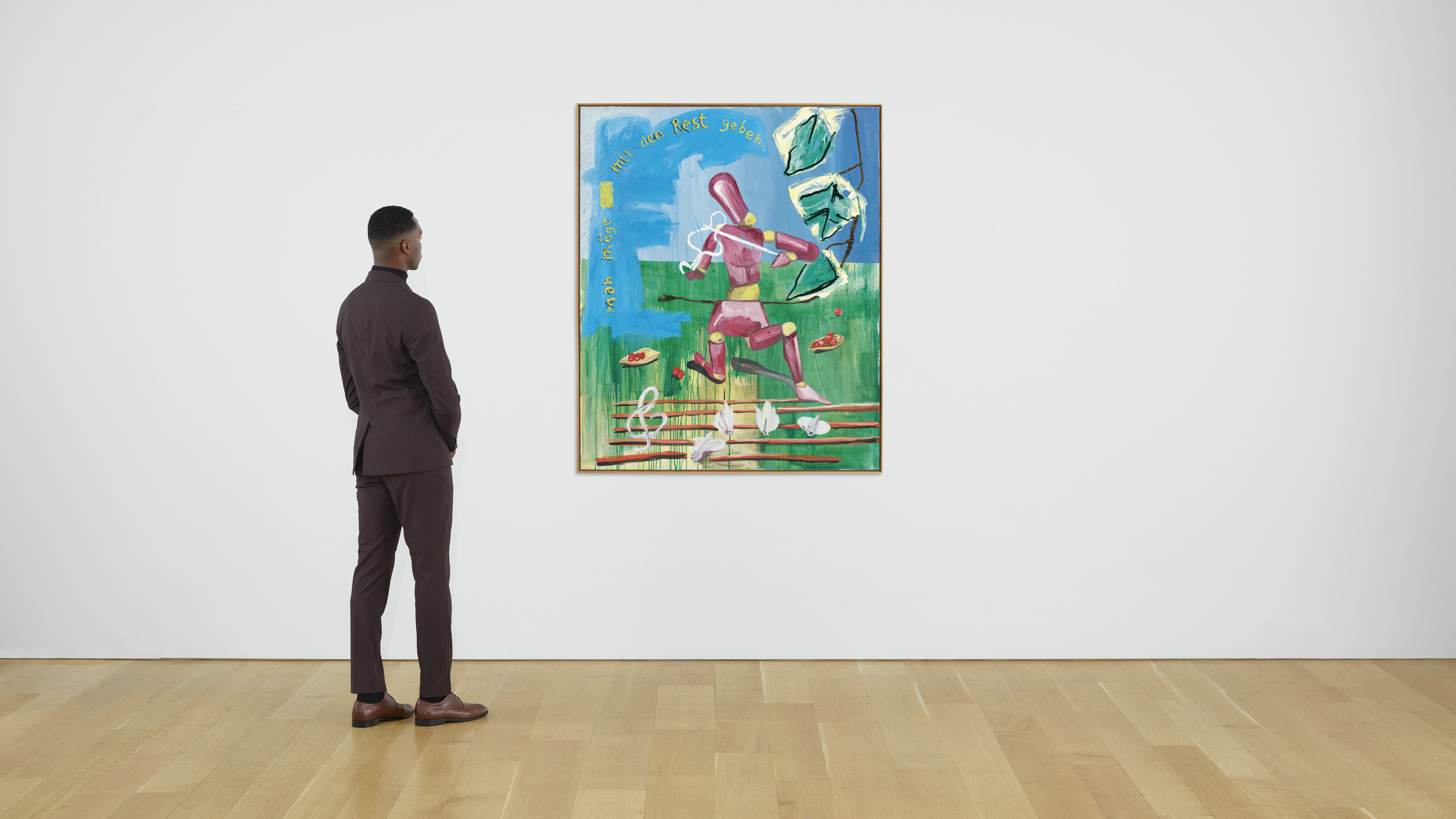 Martin Kippenberger — Человек может жить в мире и Покое (Неужели Никто Не Может столкнуть Меня с Края Пропасти?), изображение 3