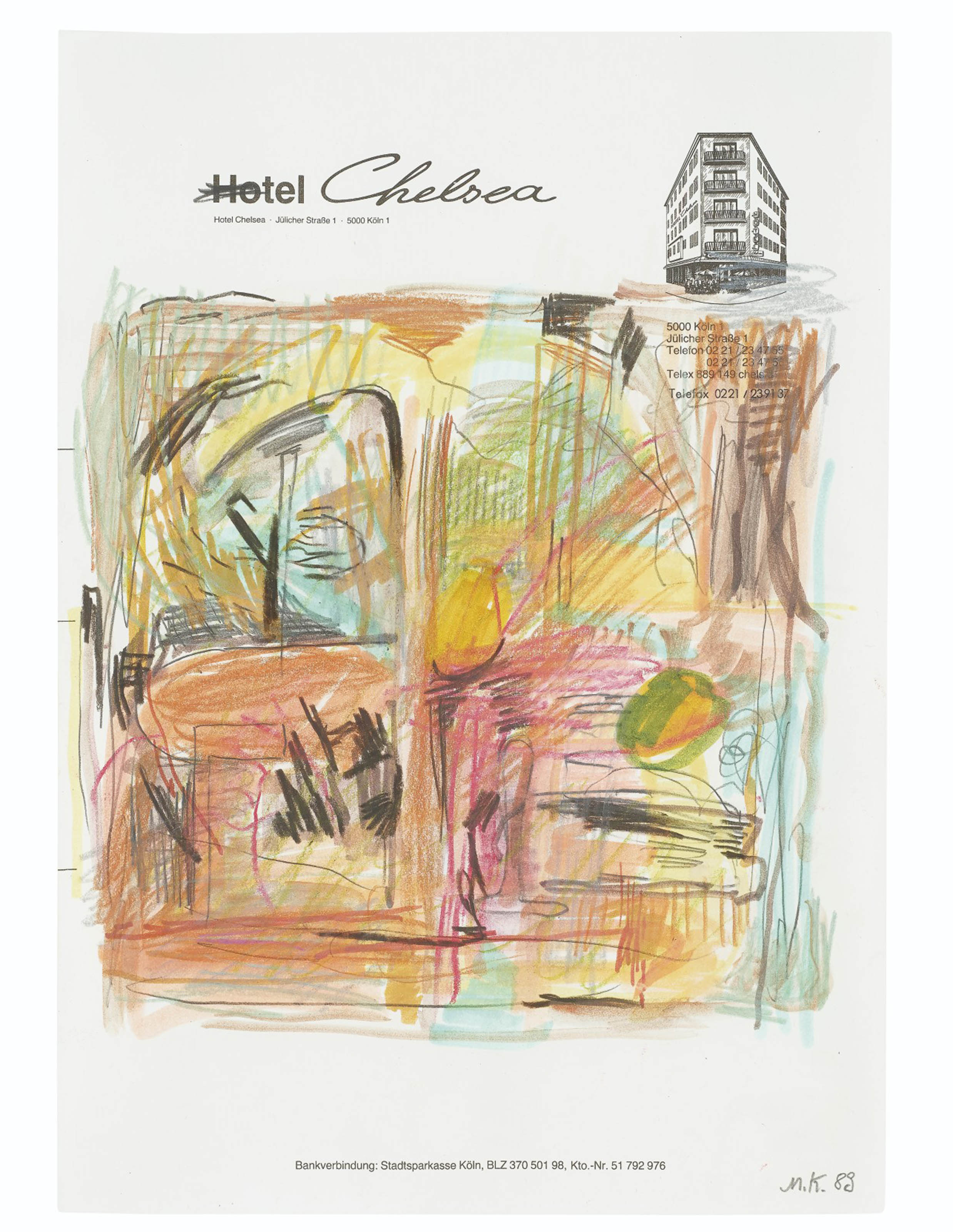 Martin Kippenberger — Без названия (отель "Челси")