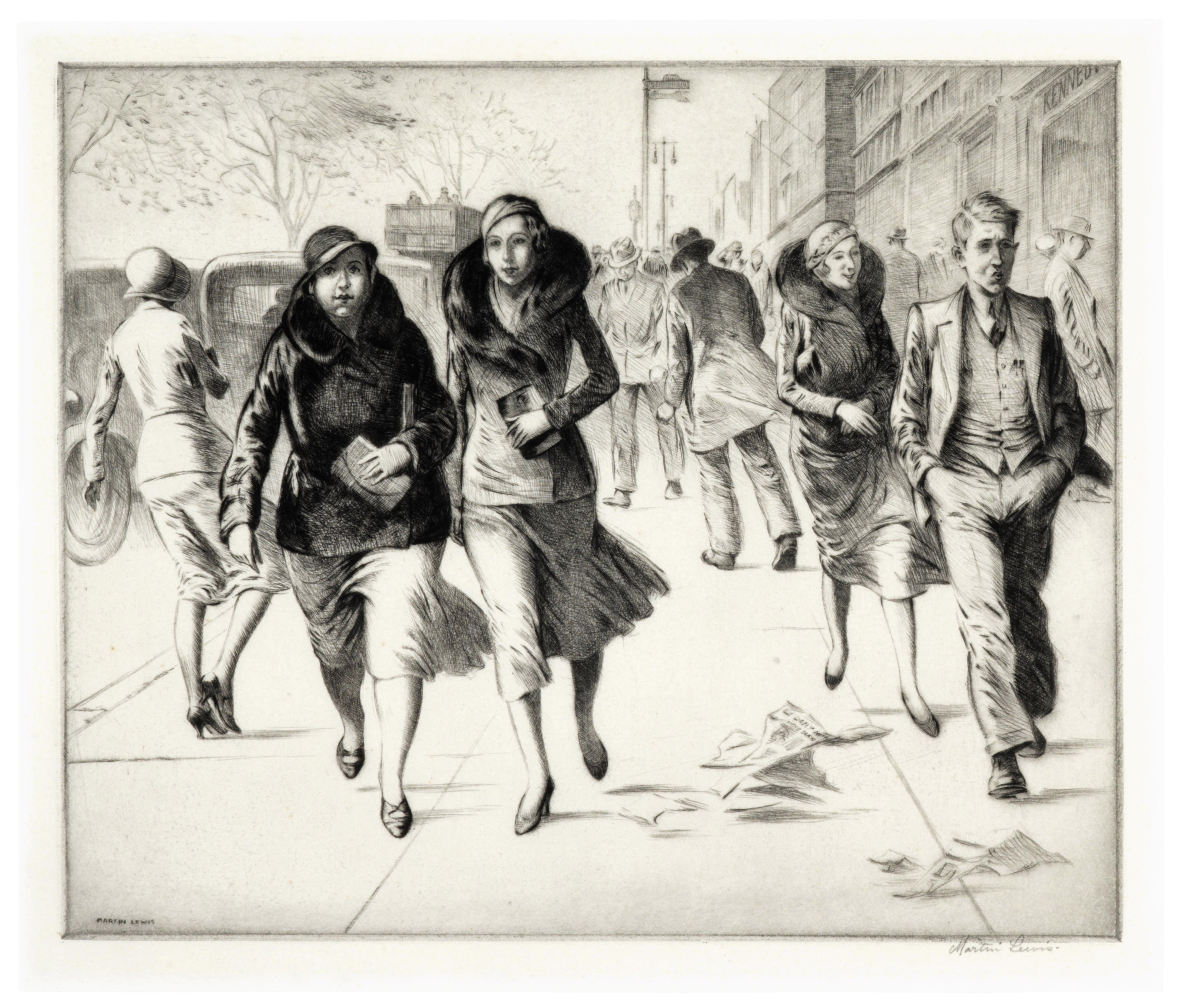 Martin Lewis — Ветреный день