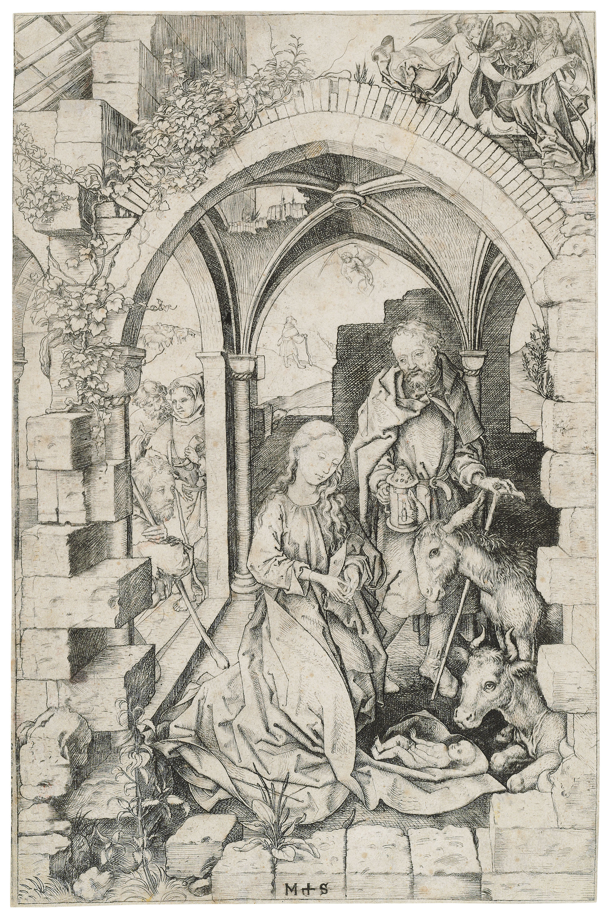 Martin Schongauer — Рождество Христово