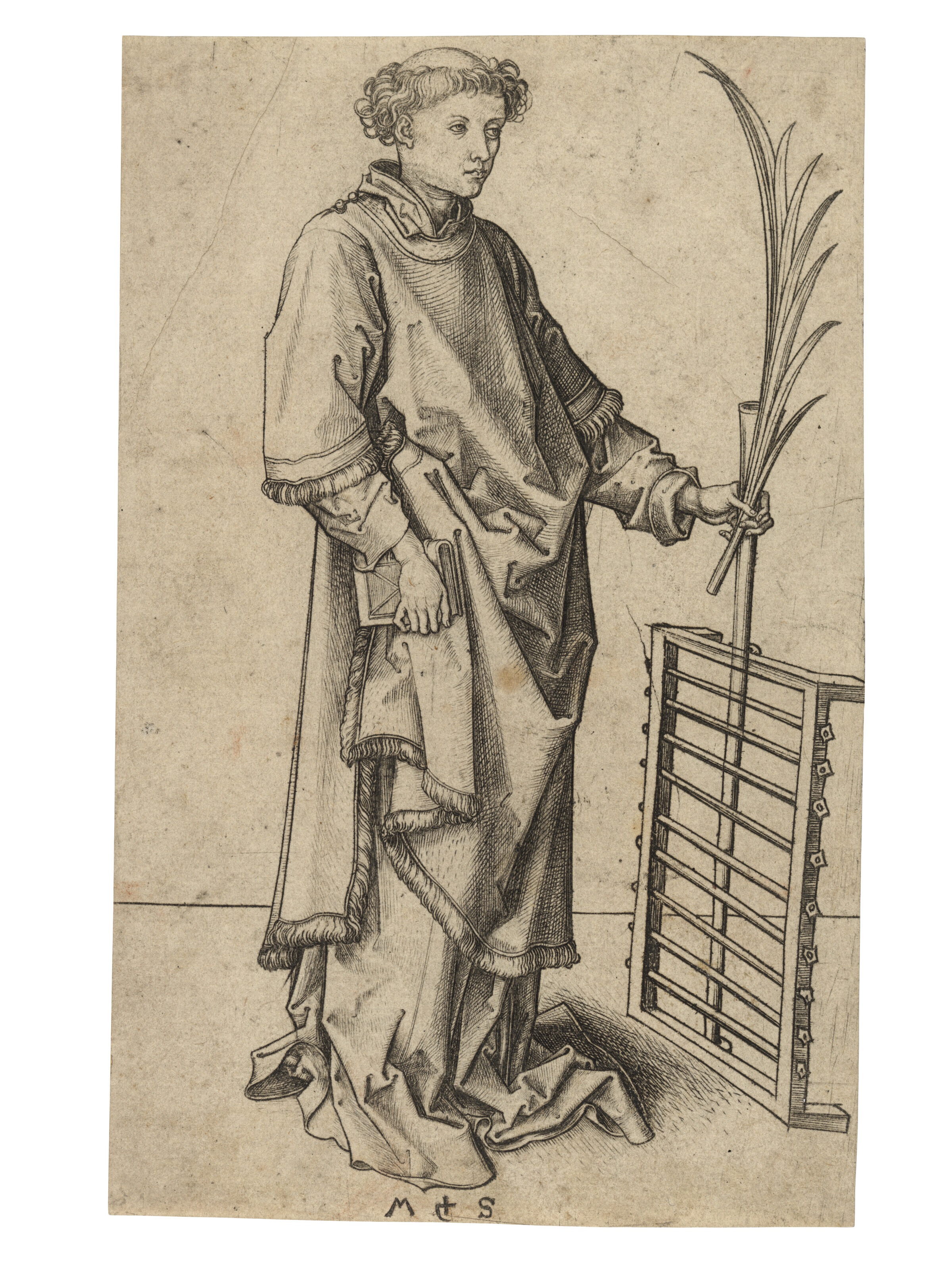 Martin Schongauer — Святой Лаврентий