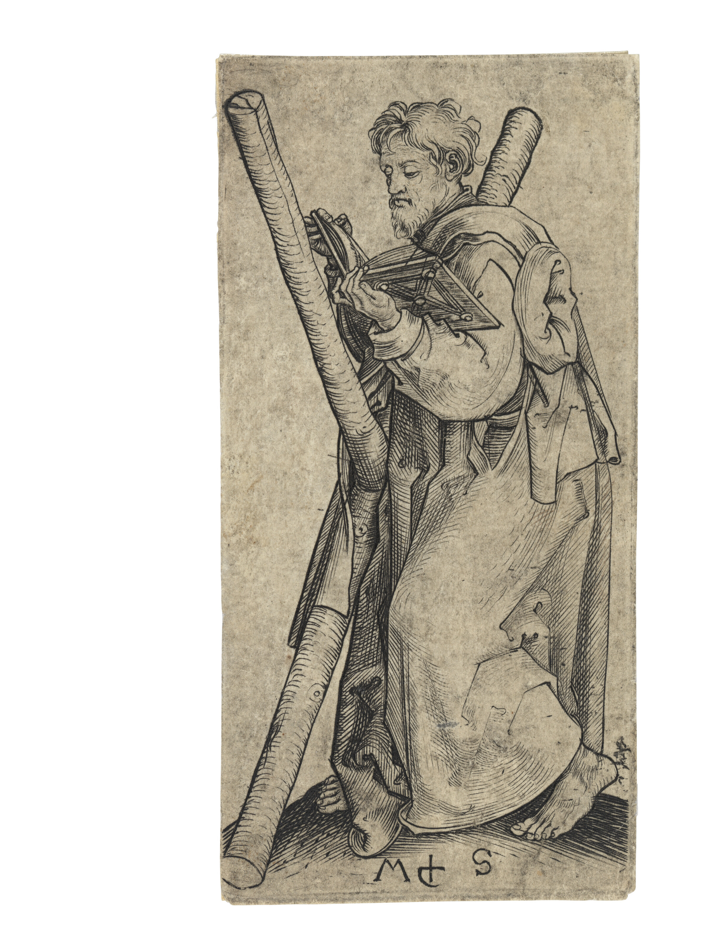 Martin Schongauer — Святой Андрей Первозванный, от: Апостолы