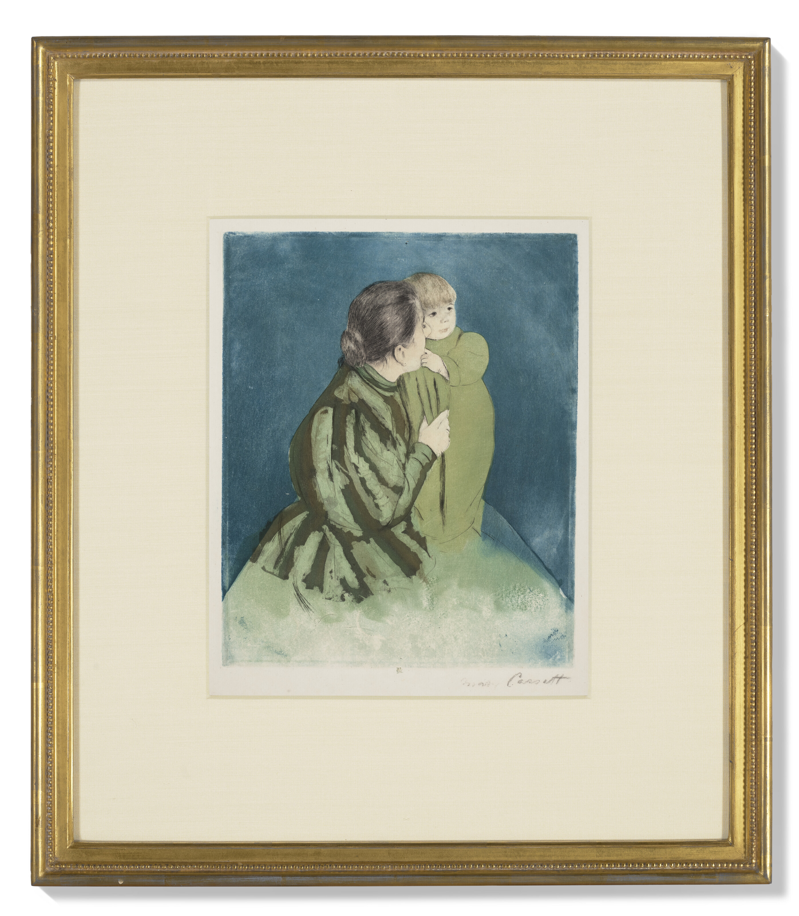 Mary Cassatt — Крестьянская мать и дитя, изображение 2
