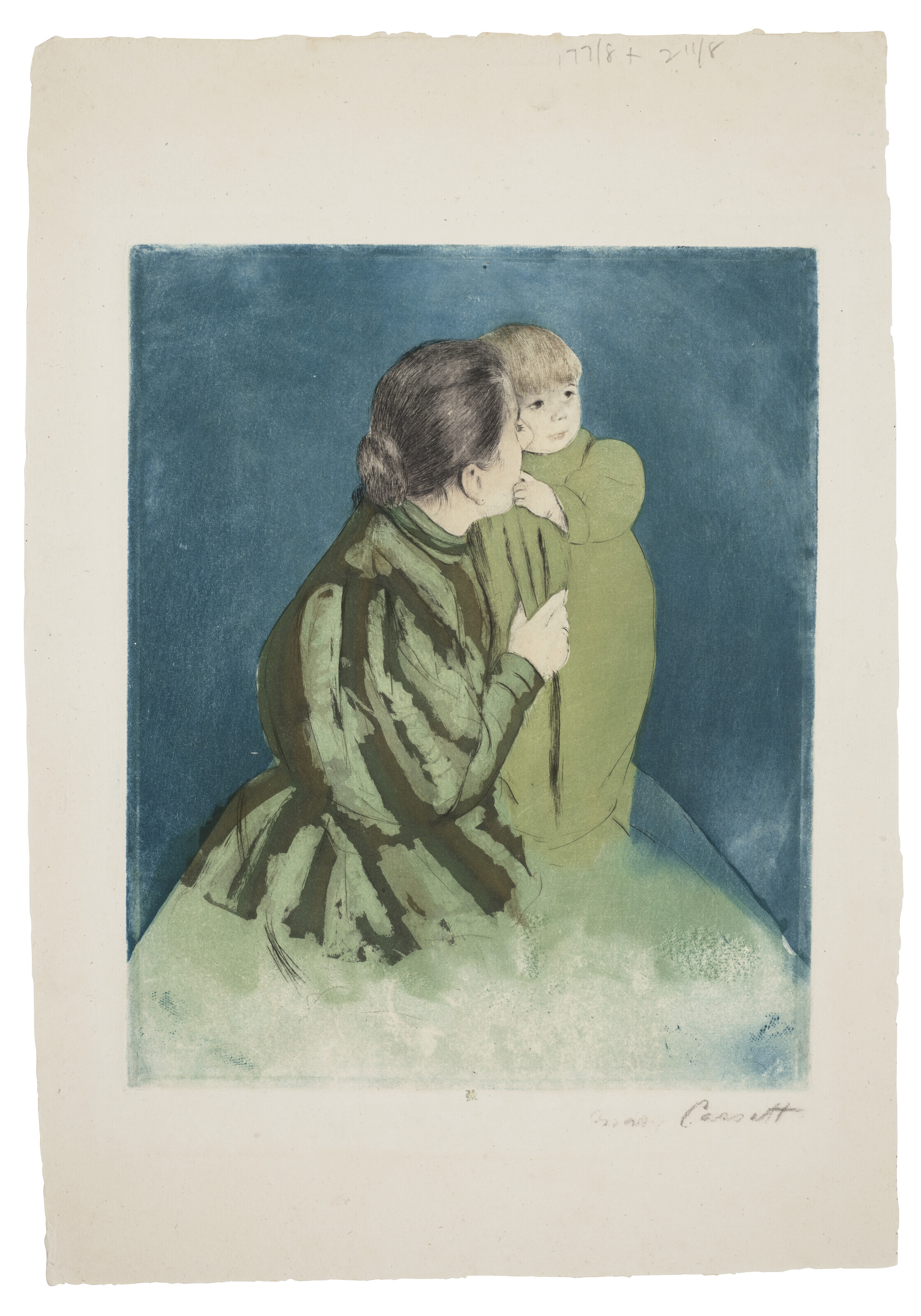 Mary Cassatt — Крестьянская мать и дитя, изображение 3