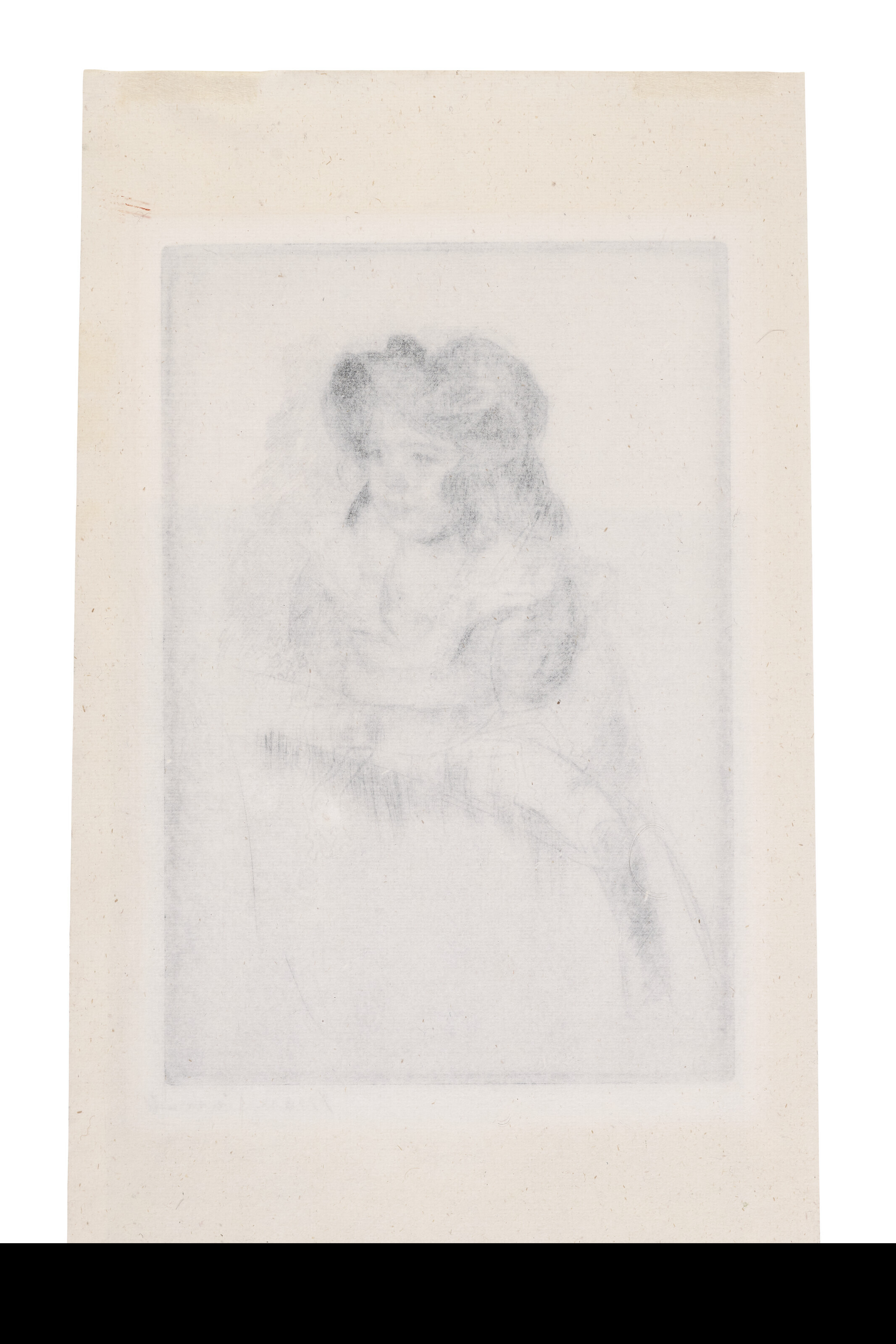 Mary Cassatt — Марго положила руки на спинку кресла, изображение 3