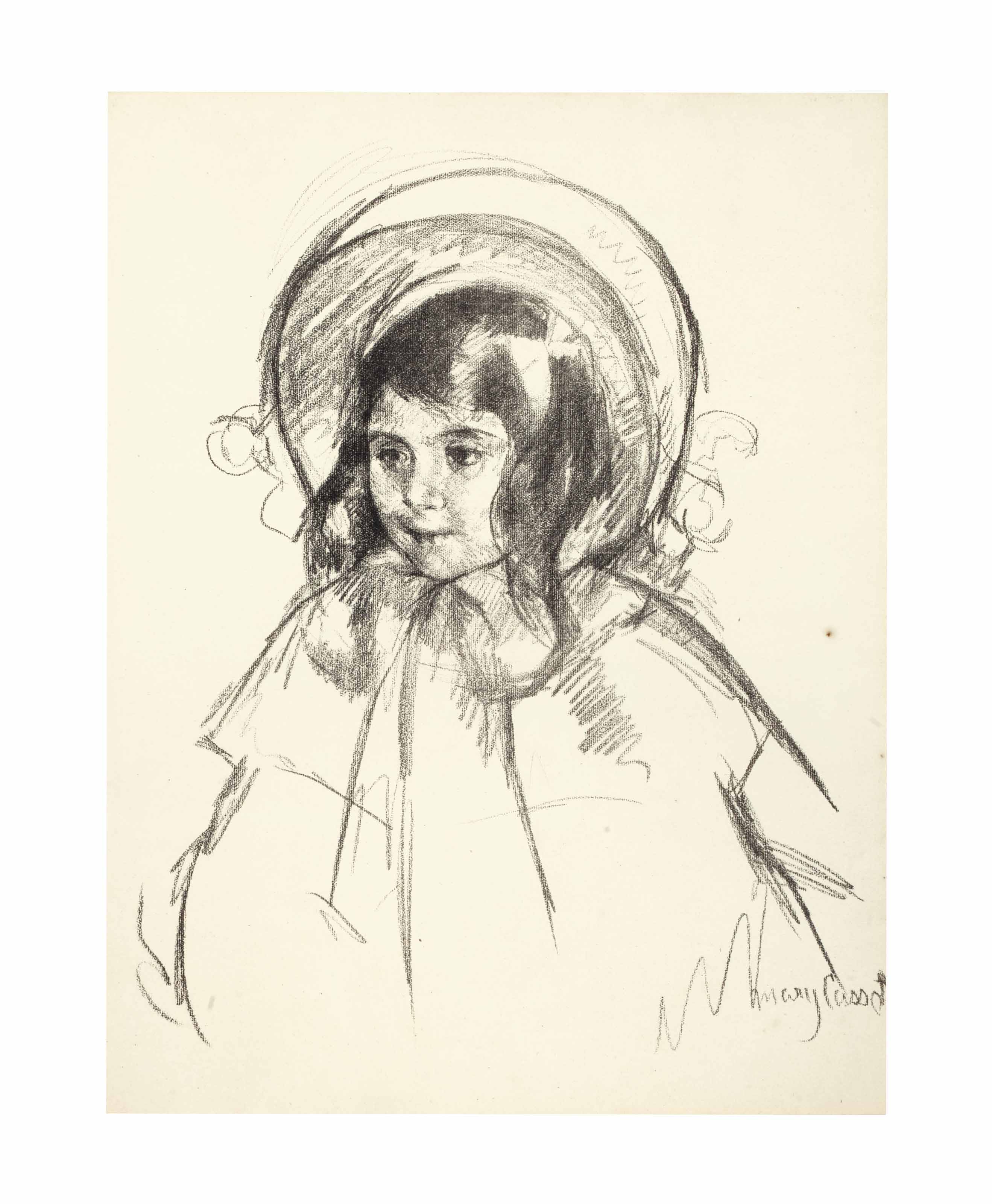Mary Cassatt — Сара в своей шляпке и пальто