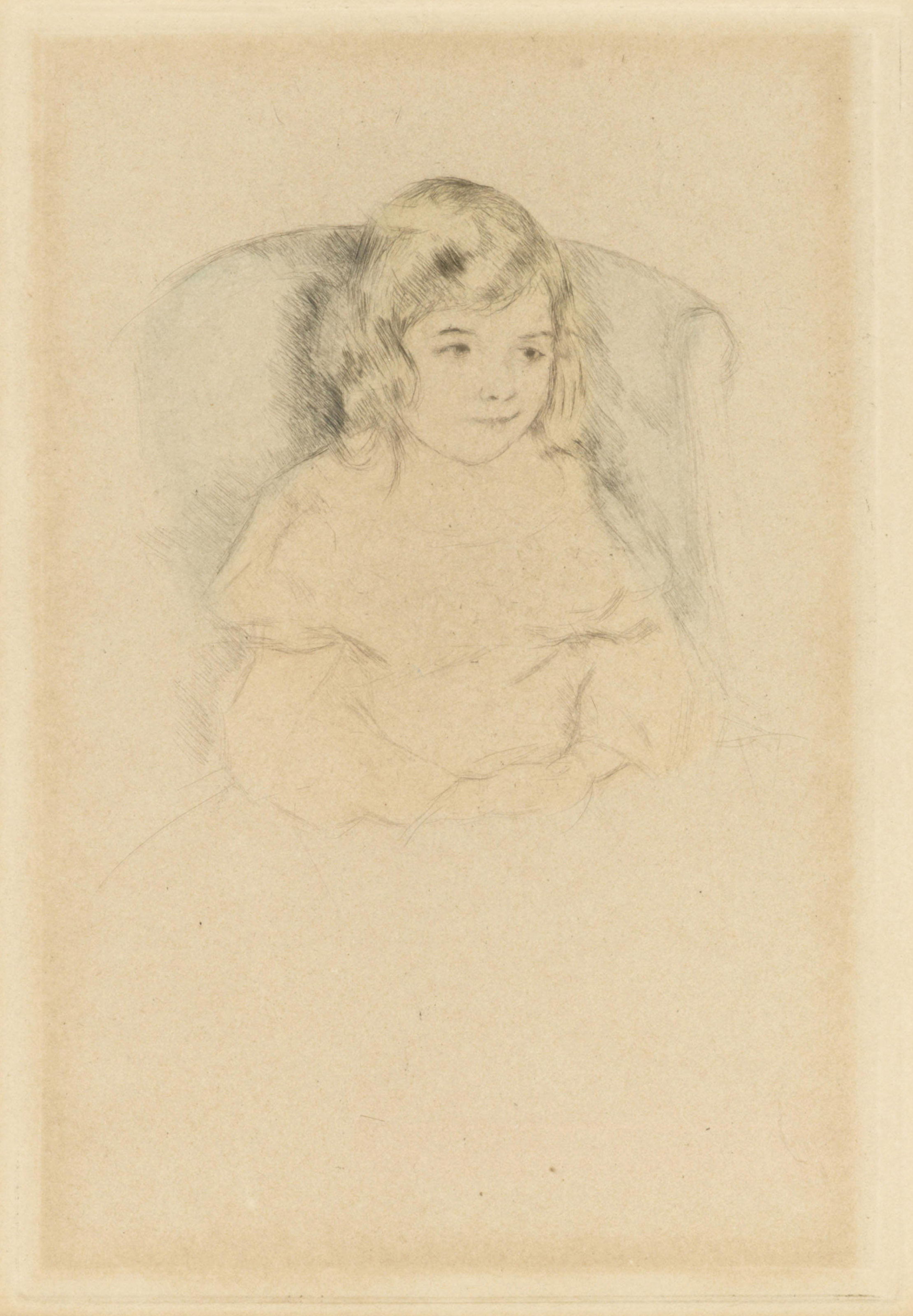 Mary Cassatt — Сара улыбается