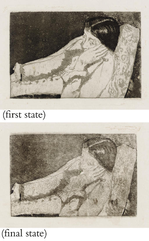 Mary Cassatt — Медитация: два состояния (Б. 67)