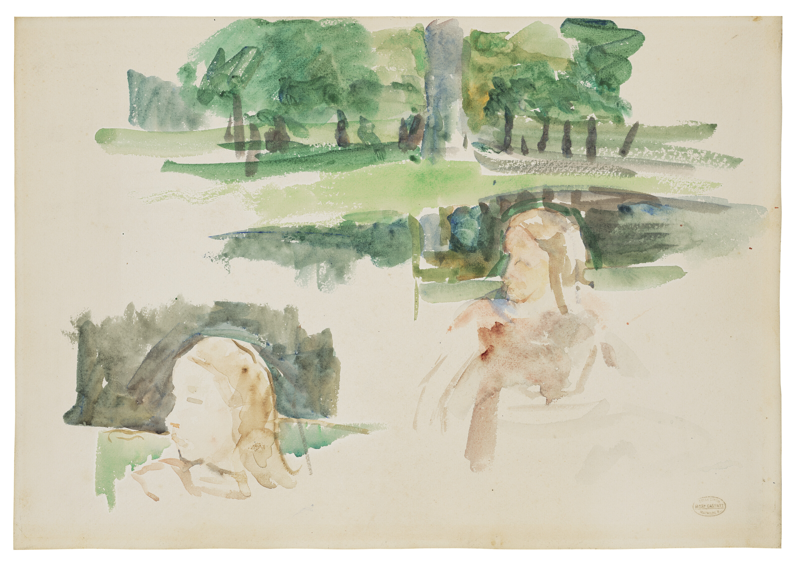 Mary Cassatt — Этюд о расчетах на ривьере и для кавалеров, изображение 2