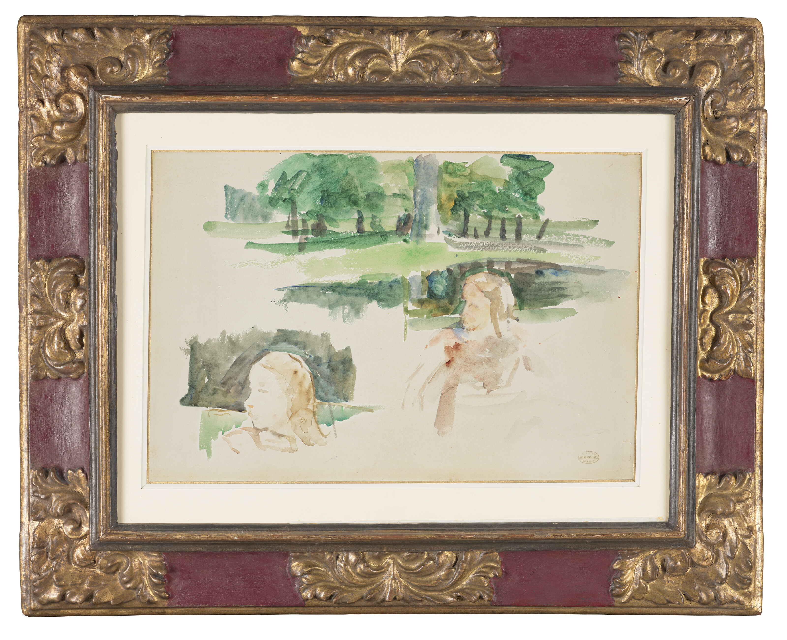 Mary Cassatt — Этюд о расчетах на ривьере и для кавалеров, изображение 4