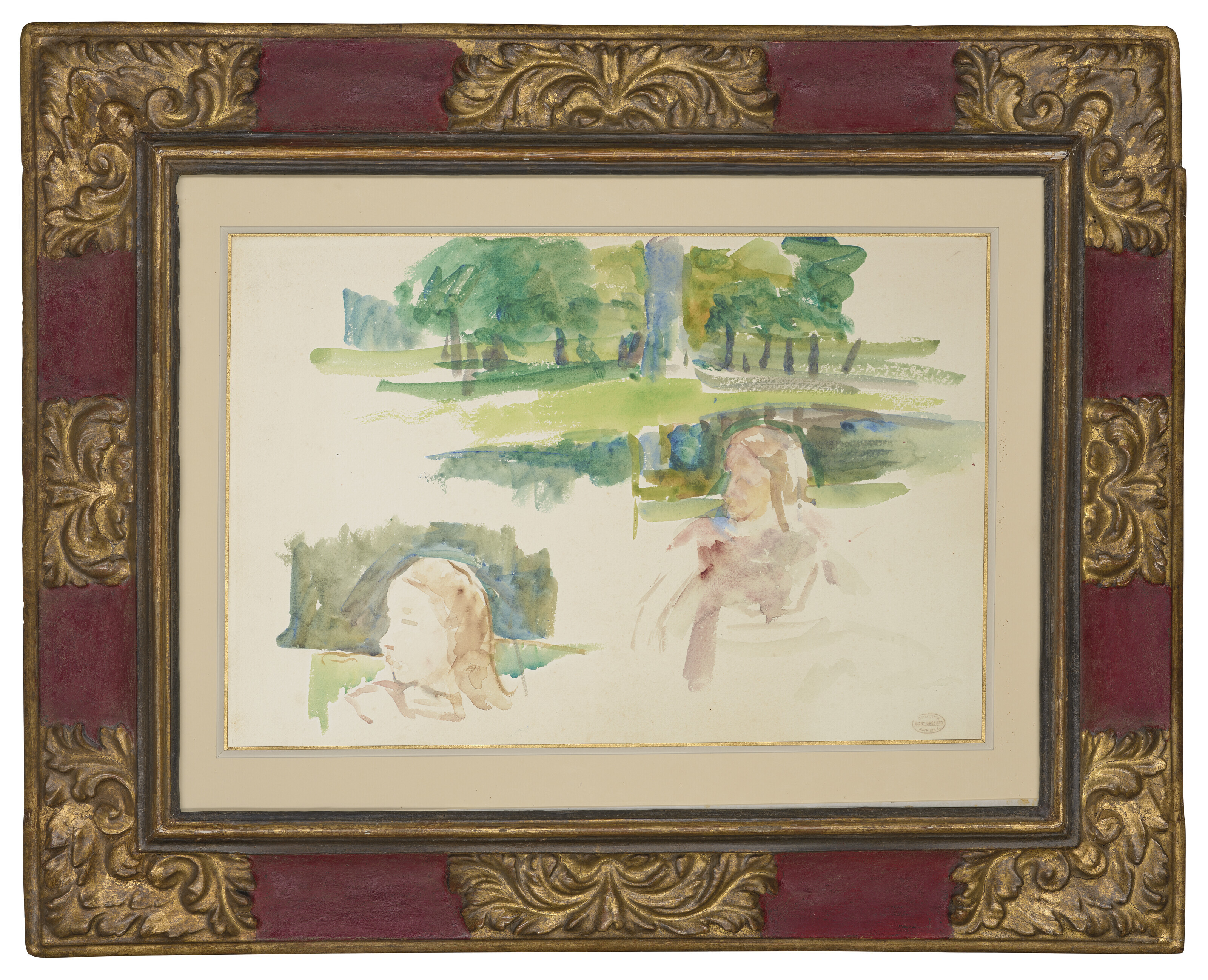 Mary Cassatt — Этюд о расчетах на ривьере и для кавалеров, изображение 3