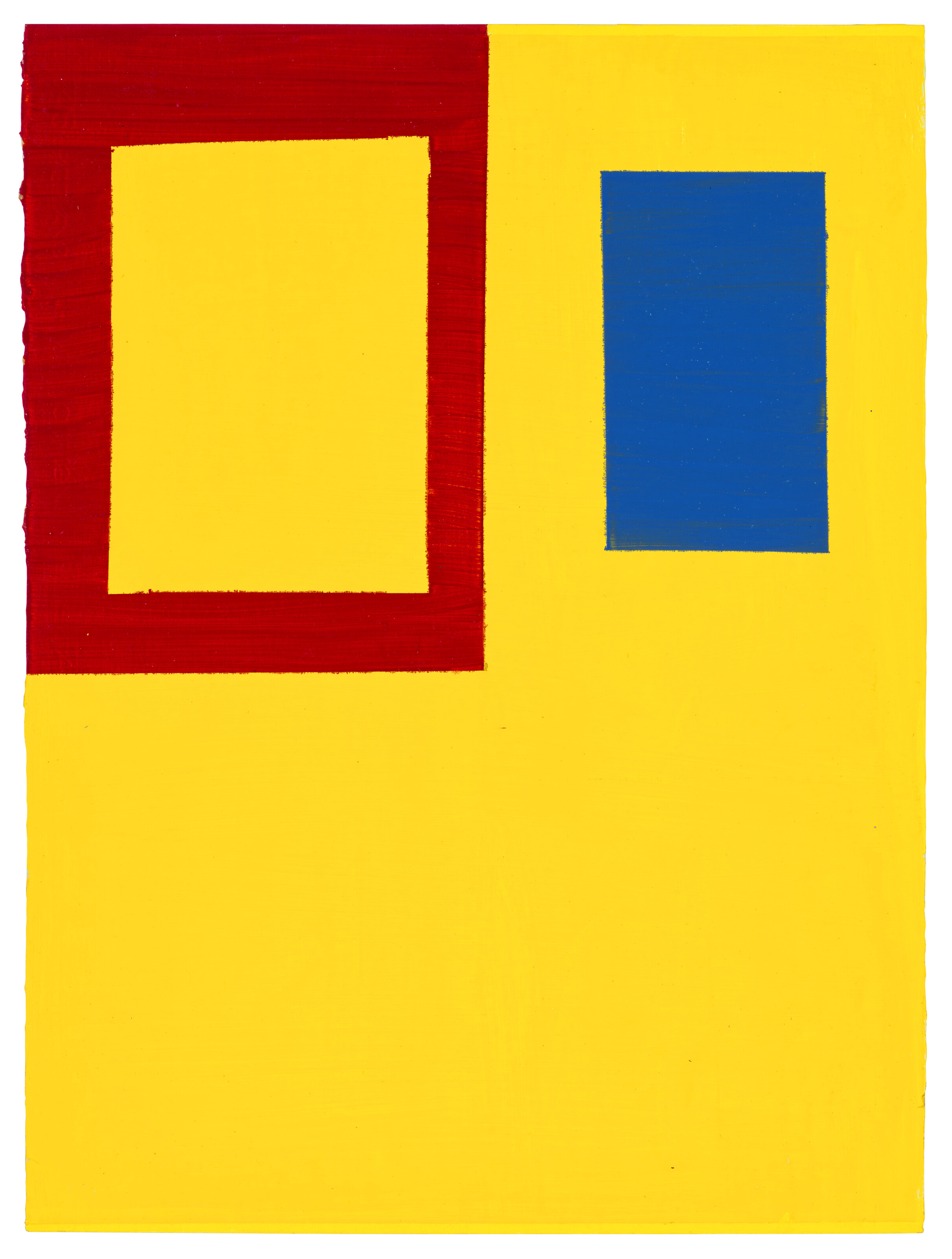 Mary Heilmann — Желтый, Красный + синий рисунок