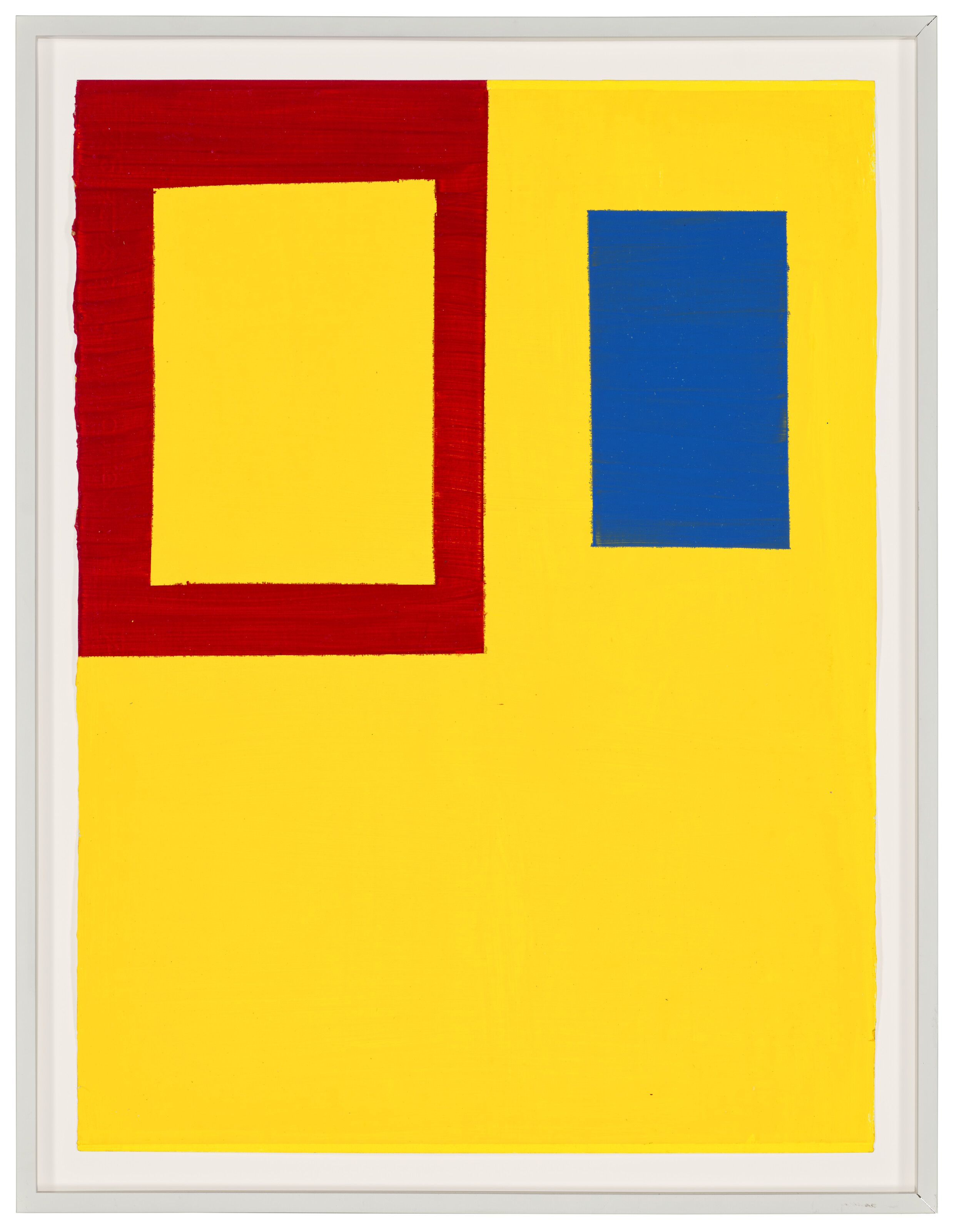 Mary Heilmann — Желтый, Красный + синий рисунок, изображение 2