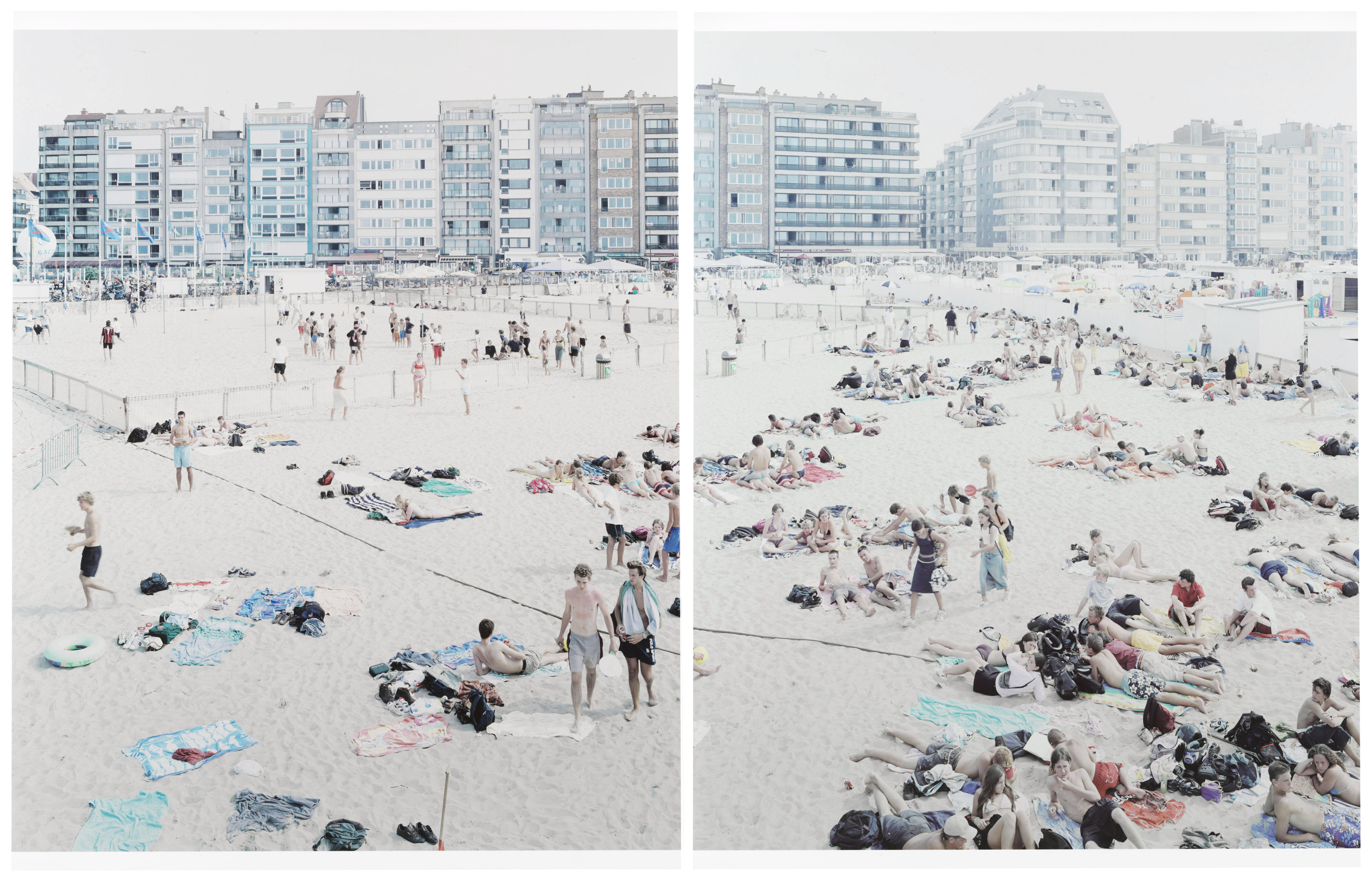 Massimo Vitali — Полиптих Кнокке : две гравюры из коллекции пейзажей и рисунков