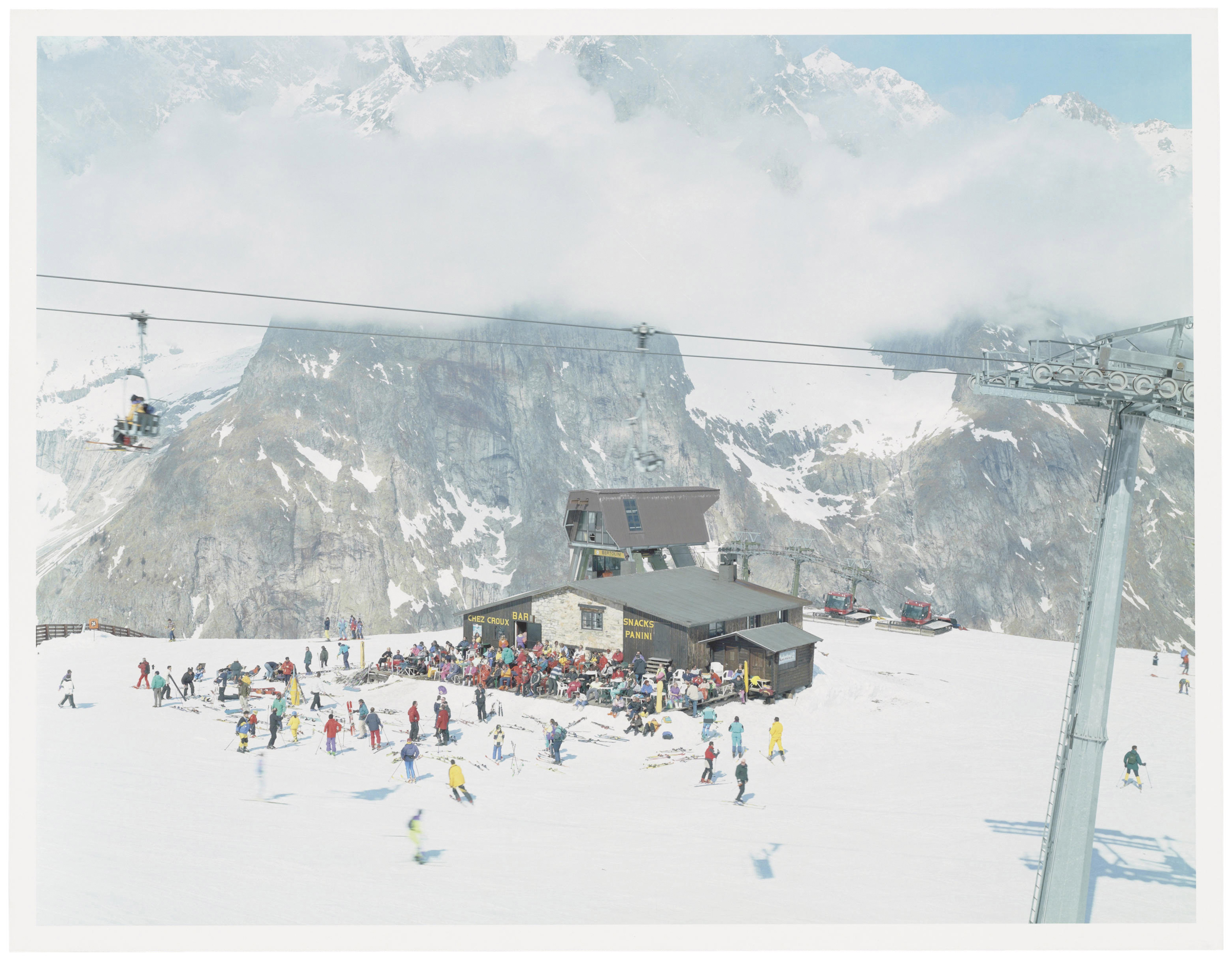 Massimo Vitali — Монблан в Курмайоре, из коллекции пейзажей и фигур