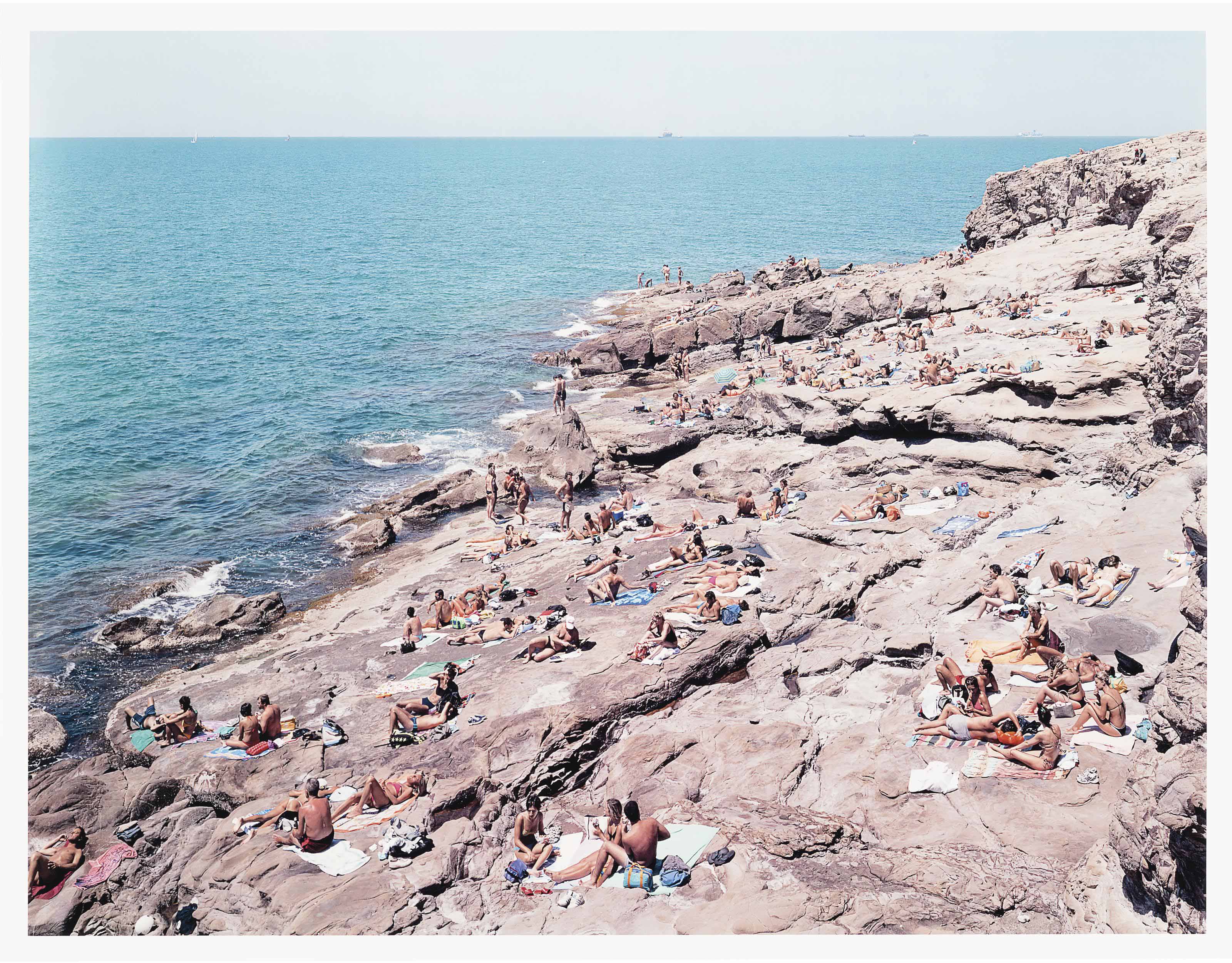 Massimo Vitali — Калафурия, из коллекции пейзажей и фигур