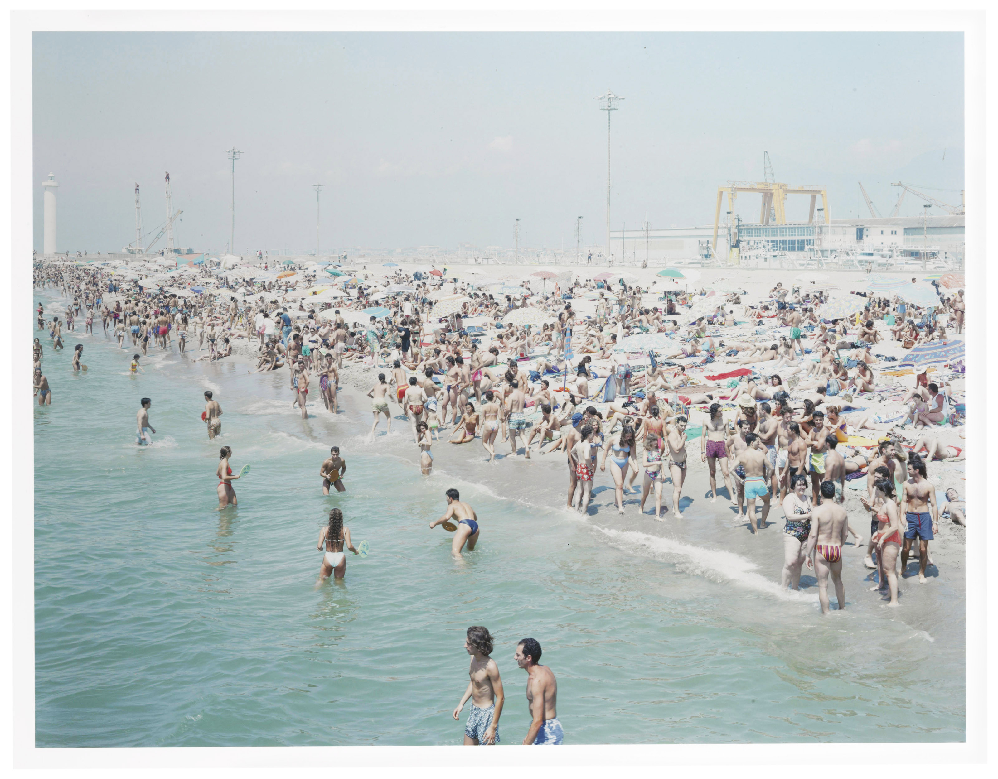 Massimo Vitali — Солнце Виареджо, из коллекции пейзажей и фигур