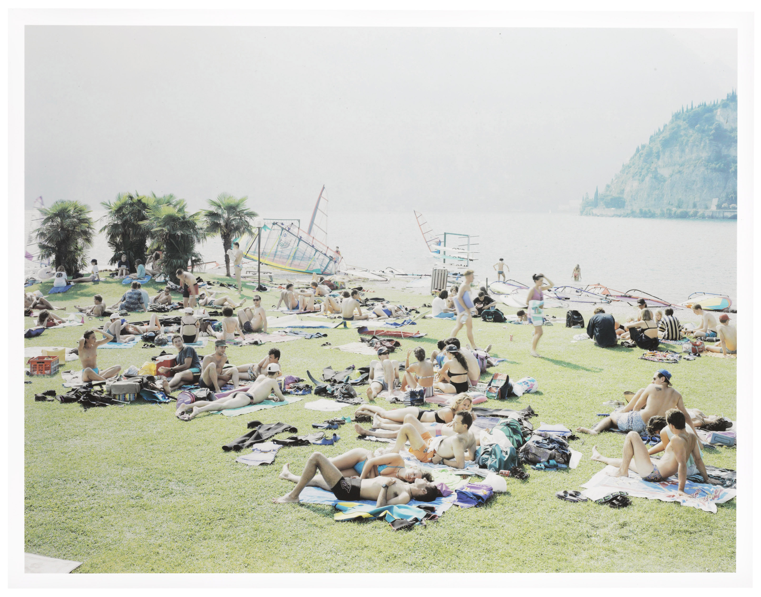 Massimo Vitali — Образ Гарды из коллекции пейзажей и рисунков