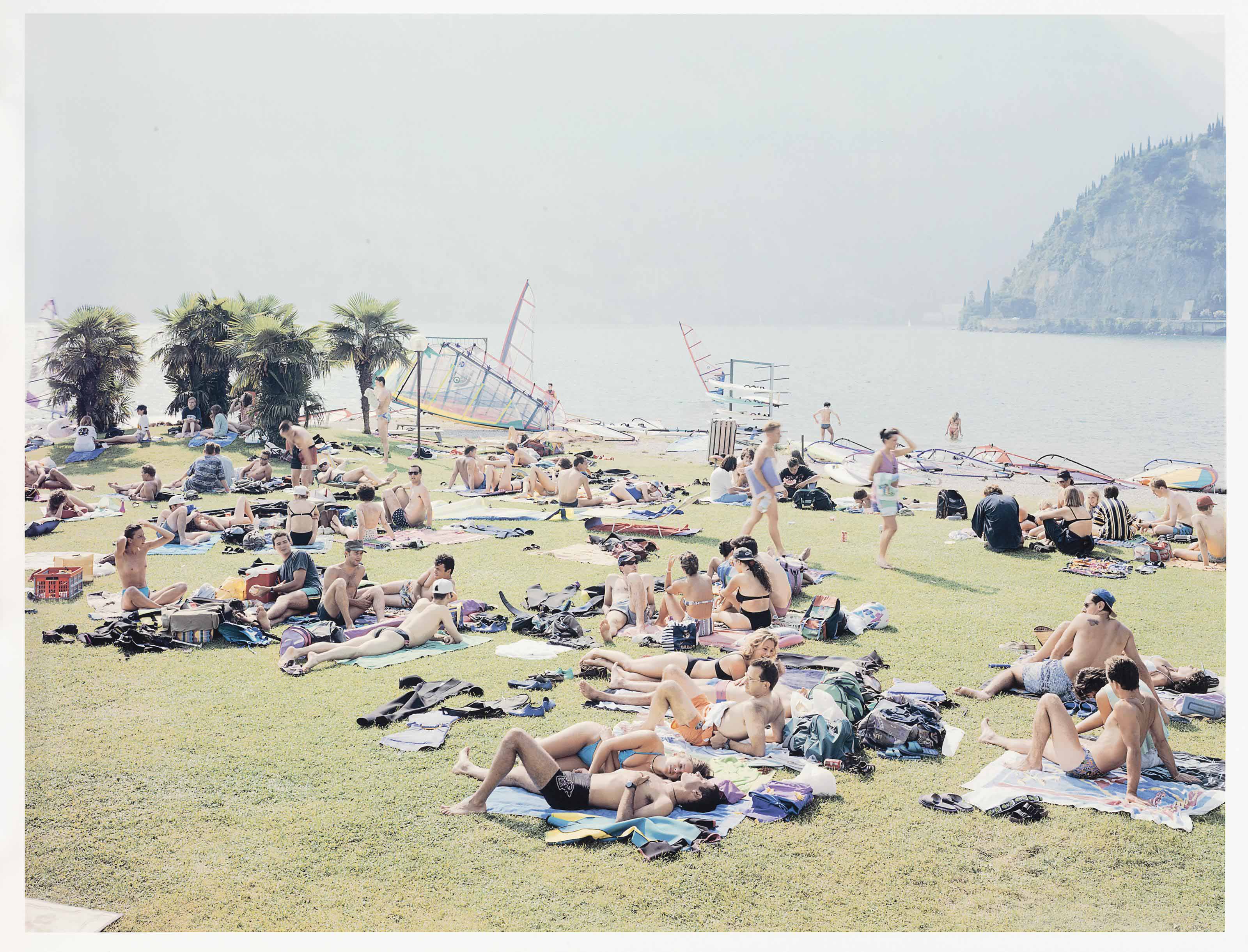 Massimo Vitali — Образ Гарды из коллекции пейзажей и рисунков