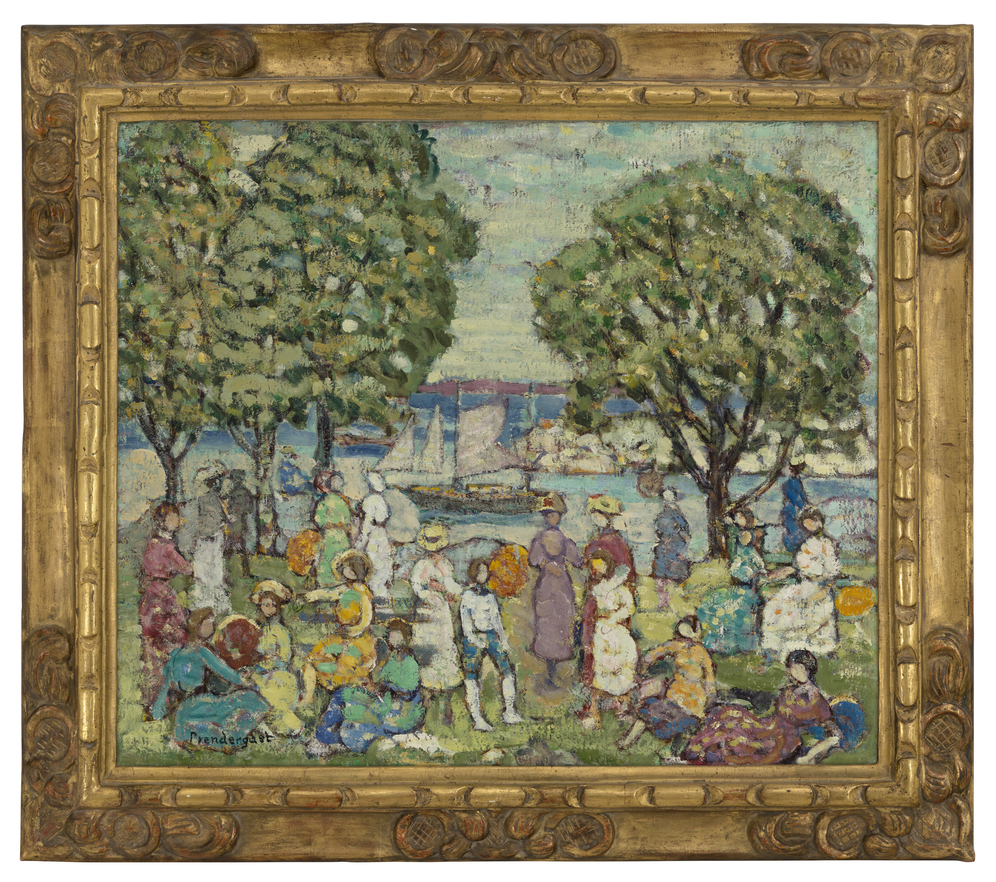 Maurice Brazil Prendergast — Глостерская гавань, изображение 2