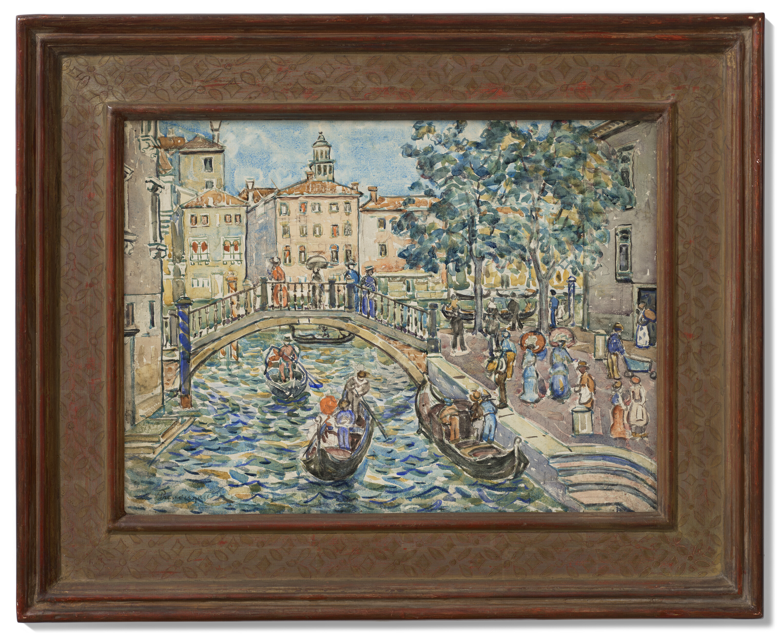 Maurice Brazil Prendergast — Пейзаж Венеции, изображение 2