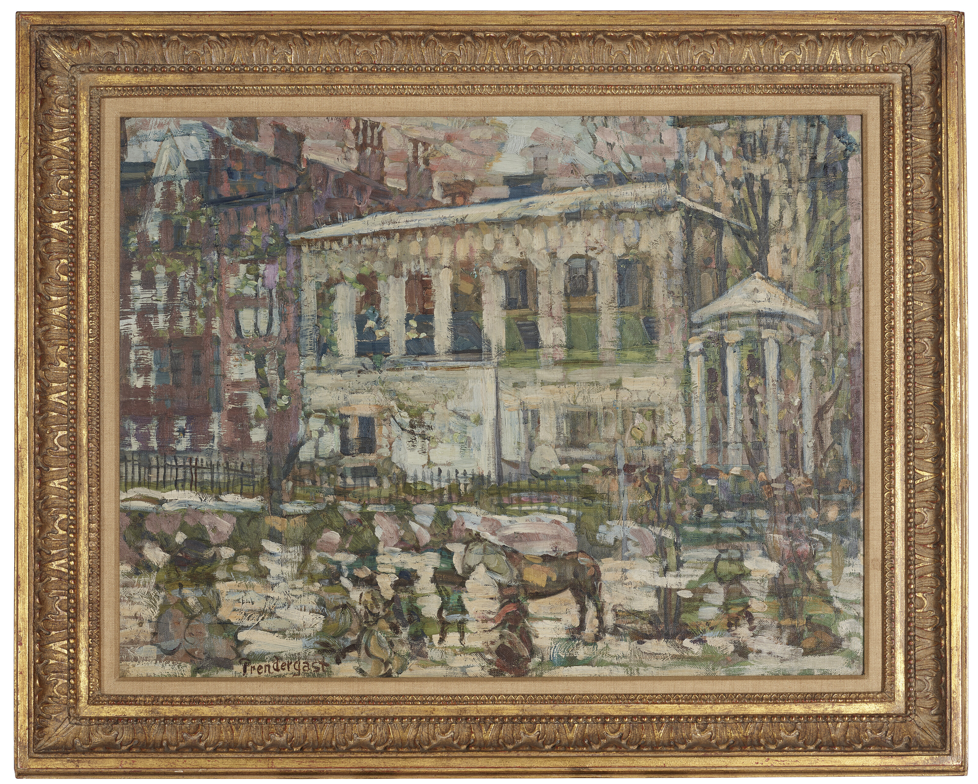 Maurice Brazil Prendergast — Снежный день, Бостон, изображение 2